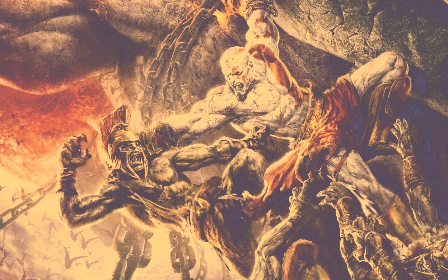 Бог войны обои