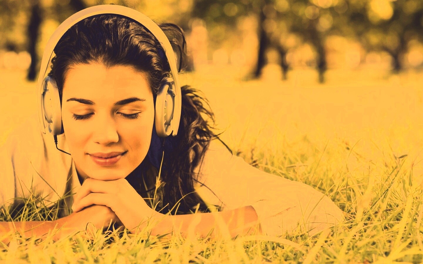 Наслаждение музыкой обои