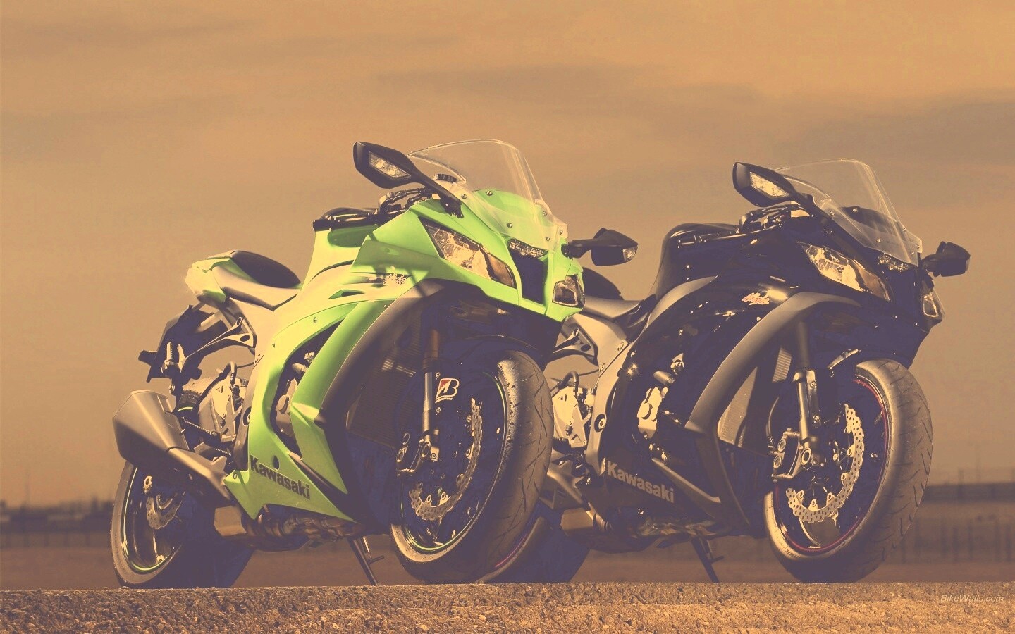 Два Кавасаки обои