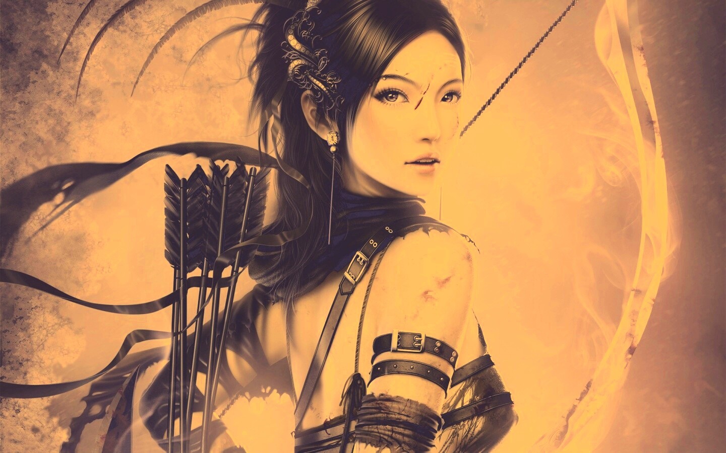 Лучница обои