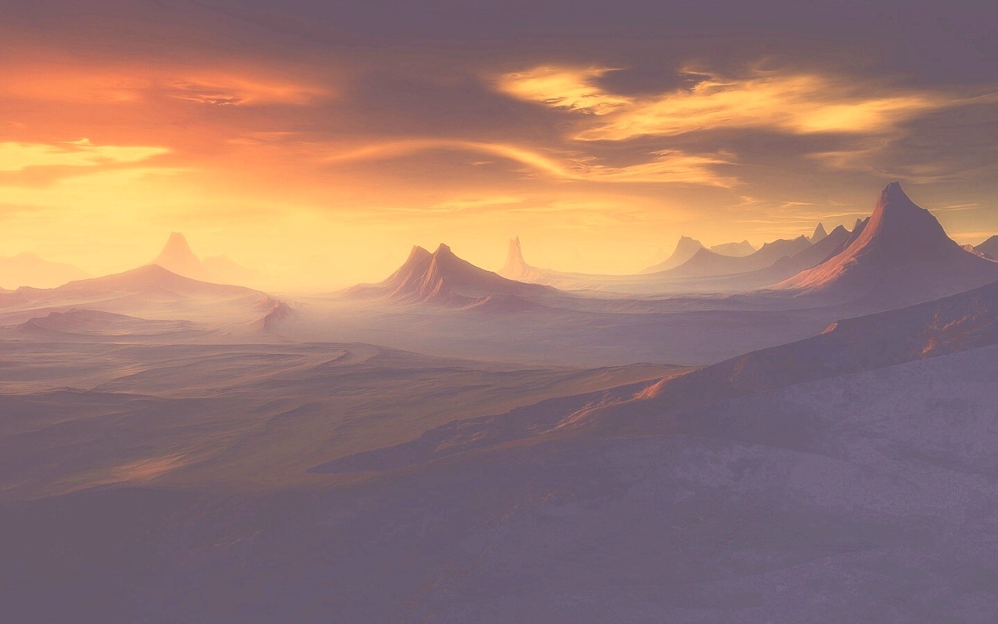 Инопланетный ландшафт обои