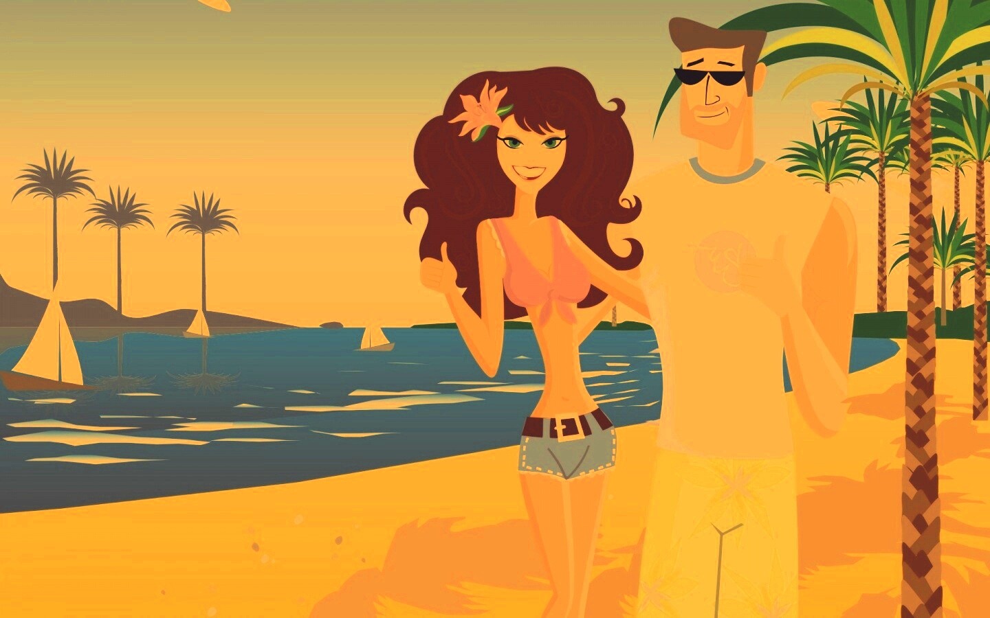 Отпуск на позитиве обои