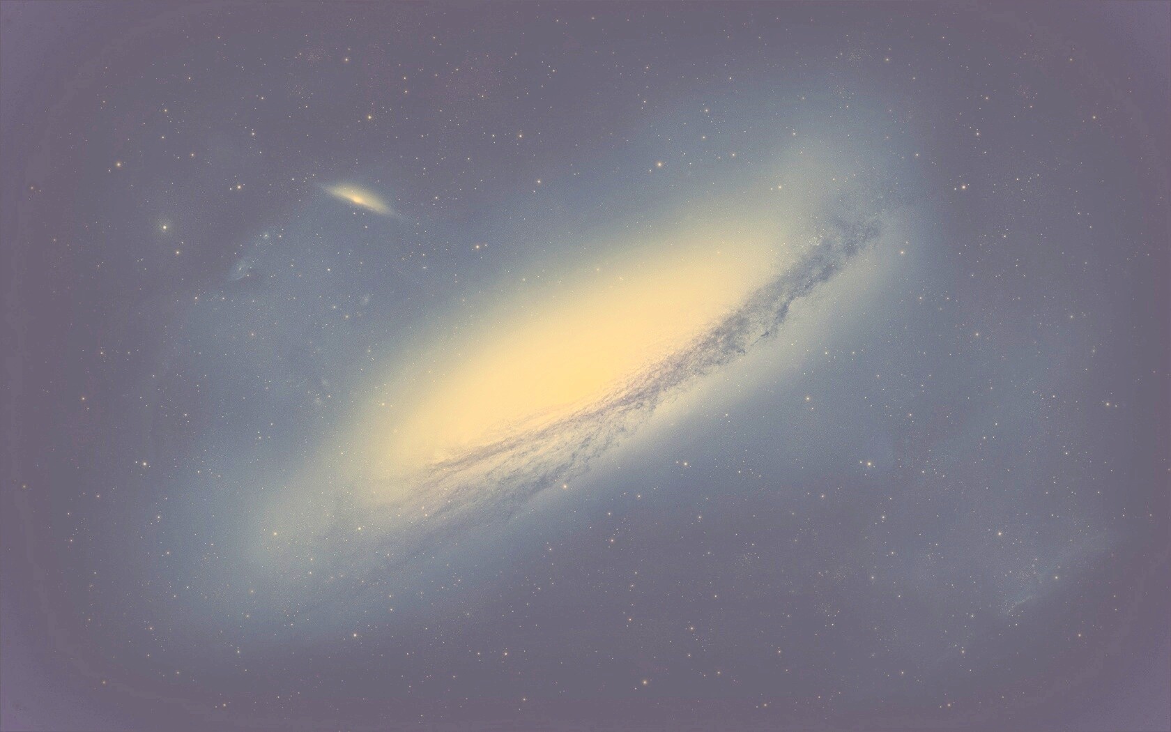 Вид на галактику обои