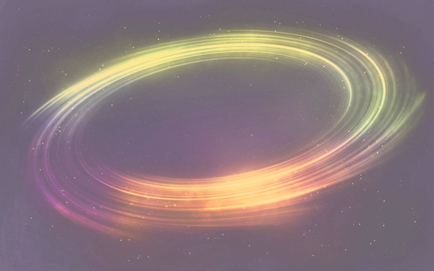 Радужный световой круг обои