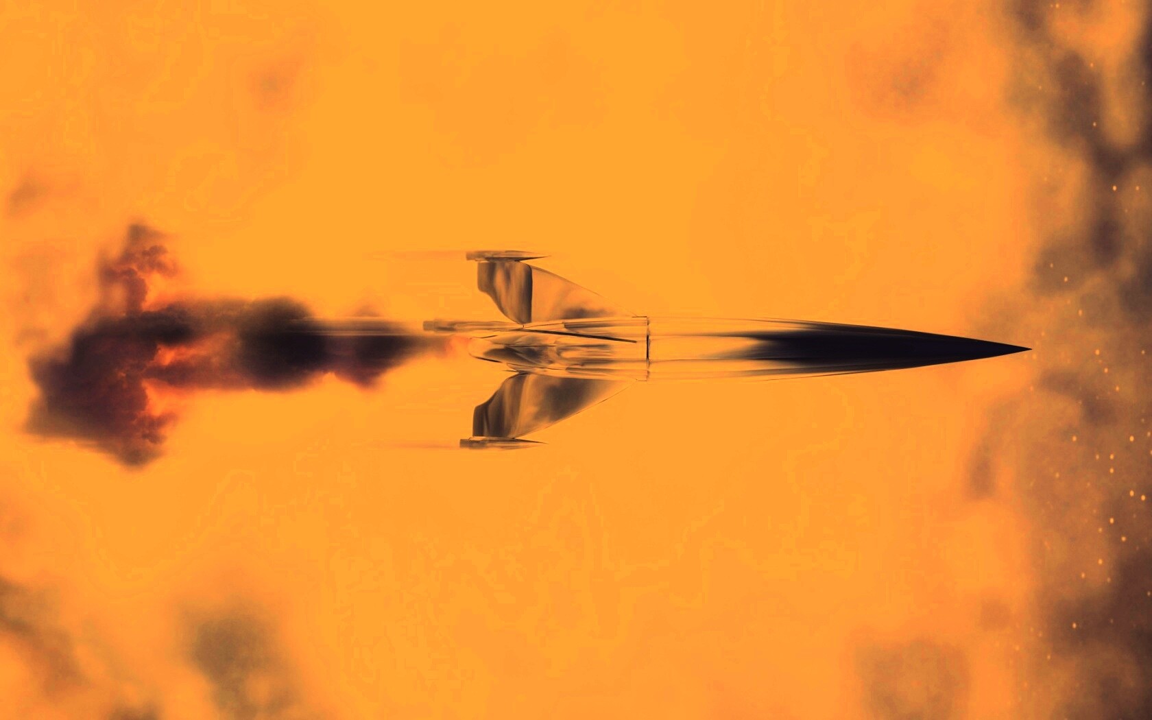 Ракета в полете обои