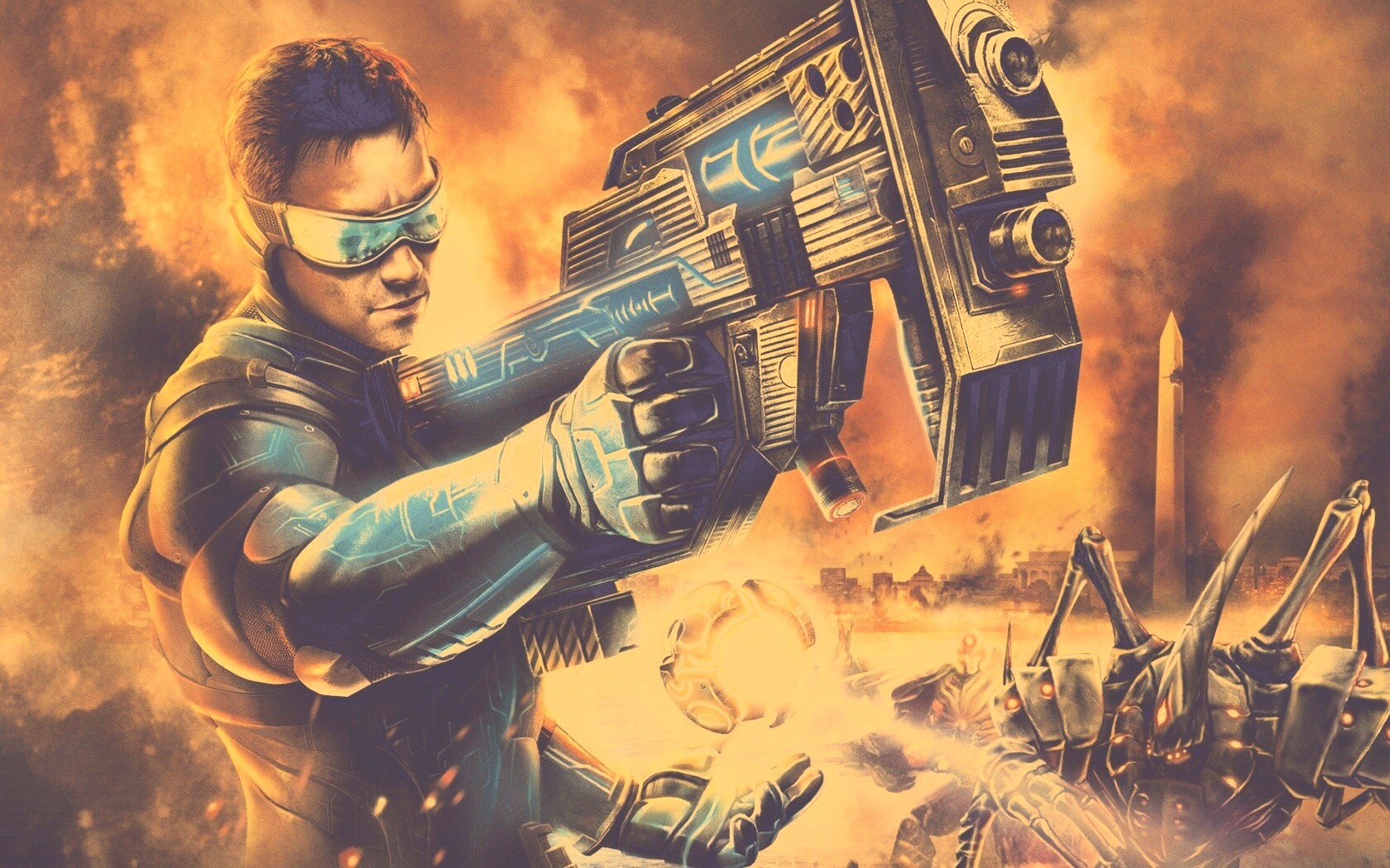 Битва с роботами обои