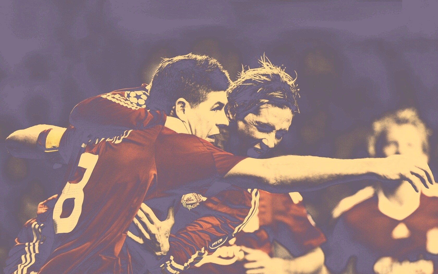 Радость от забитого гола обои