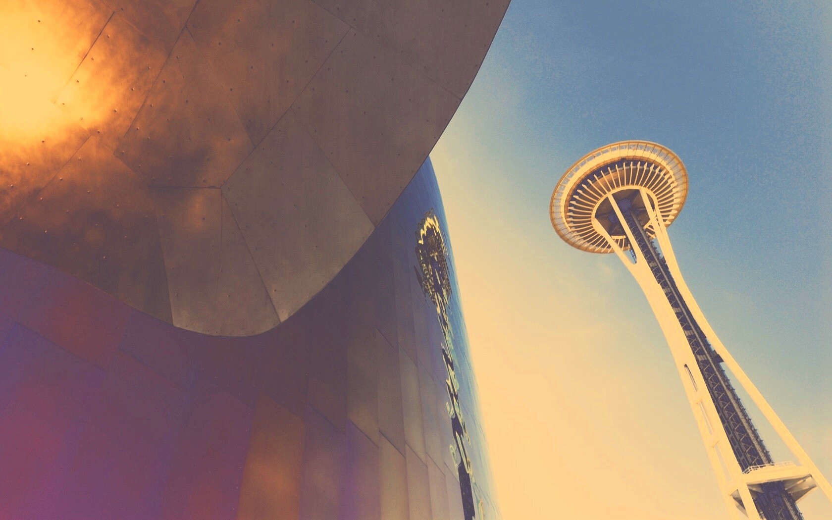 Space Needle Tower обои