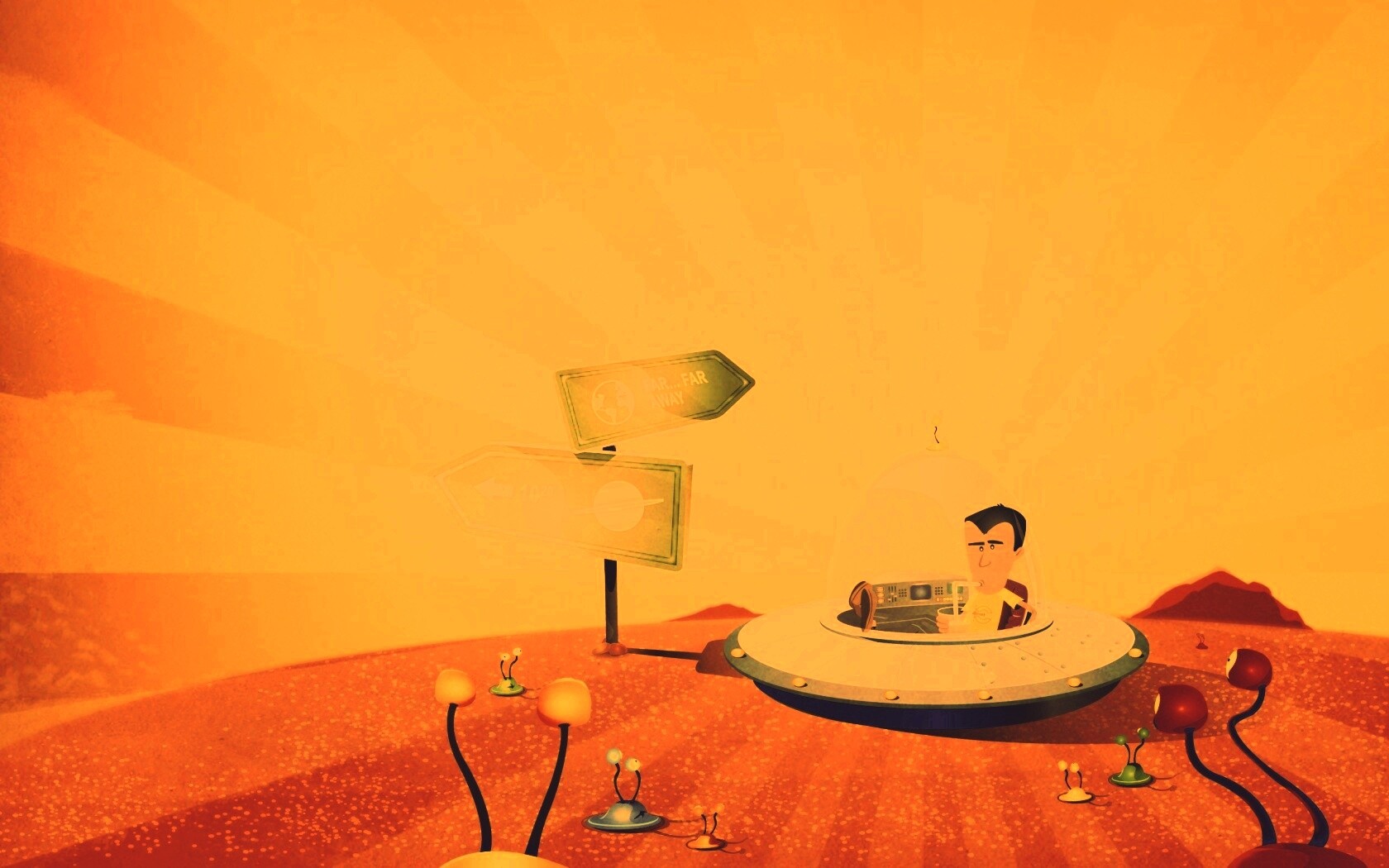 Космическое путешествие обои