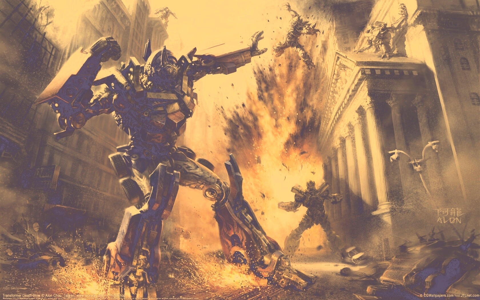 Автоботы против Десептиконов обои