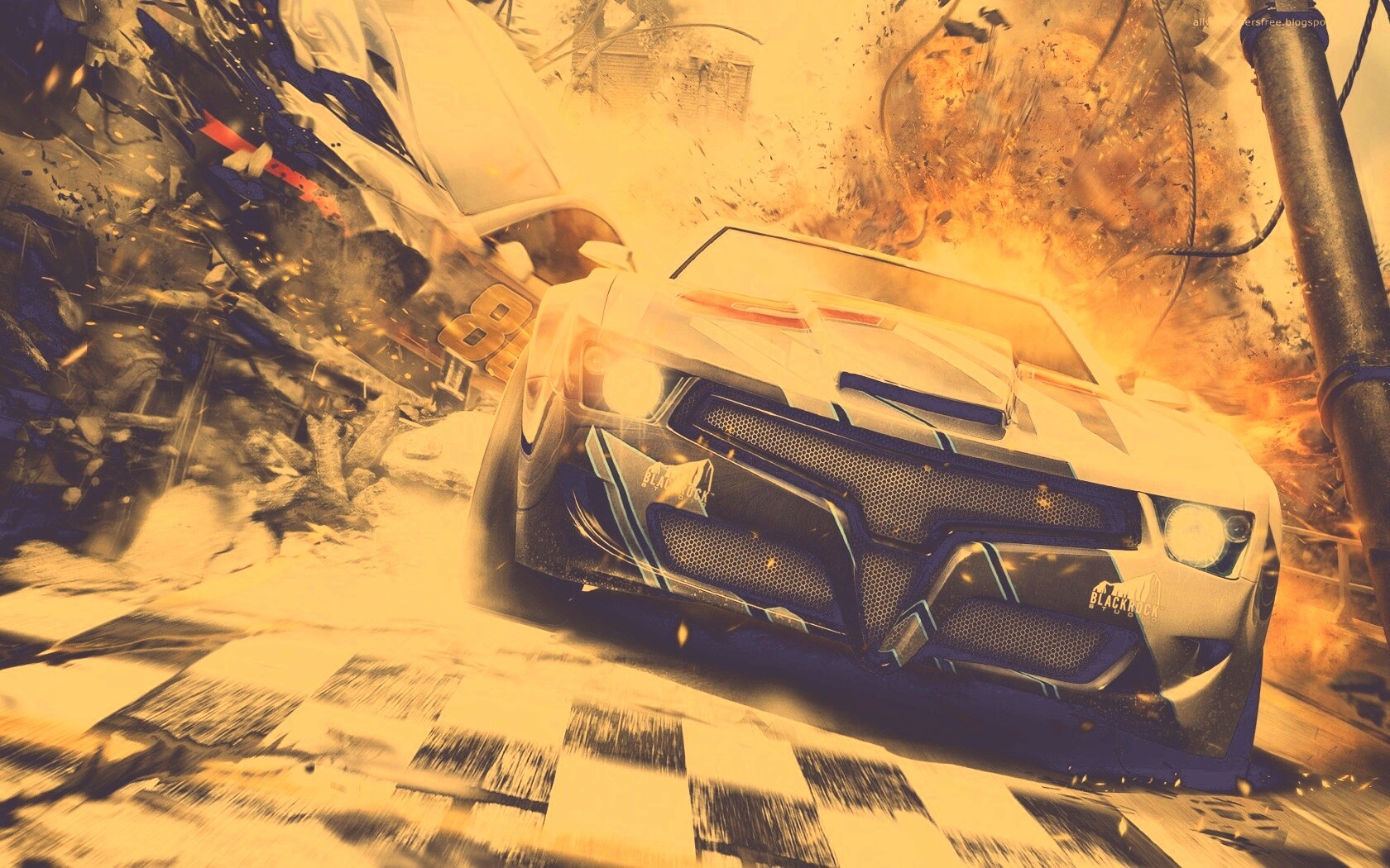 Из игры Split Second обои