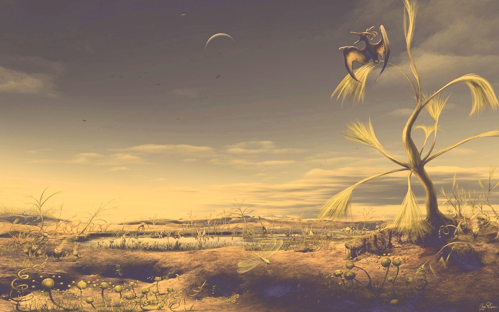 Флора и фауна другой планеты обои