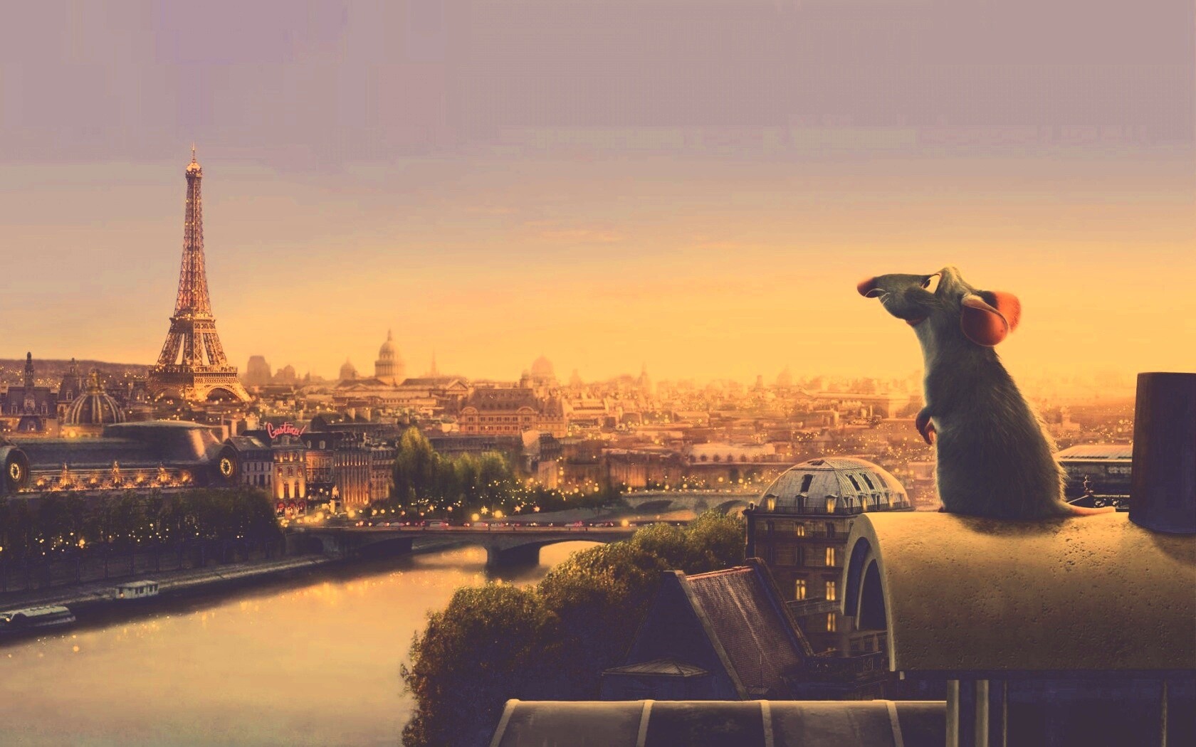 Париж в Рататуе обои