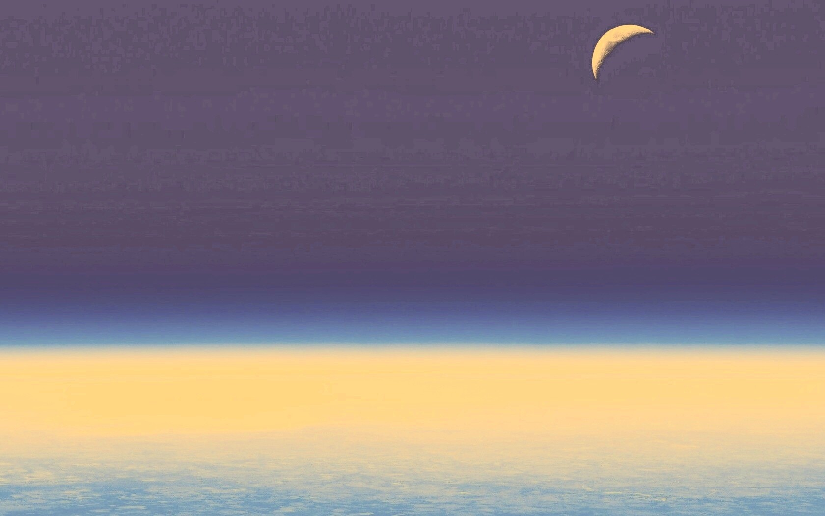 Луна над горизонтом обои