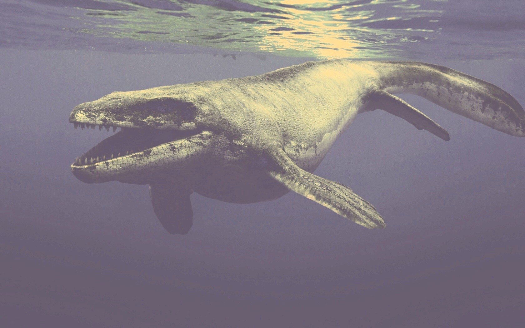 Морской динозавр обои