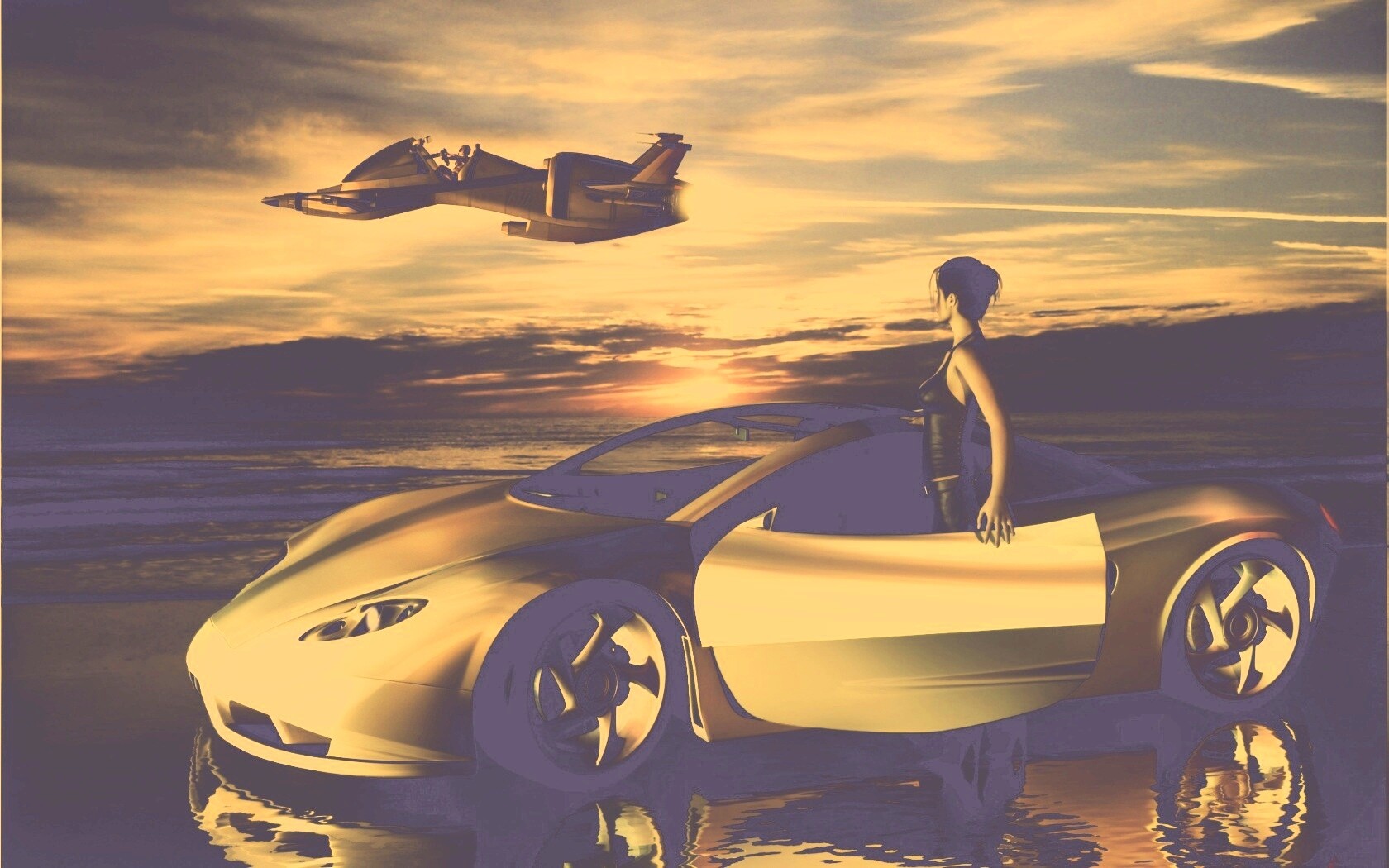 Транспорт будущего обои