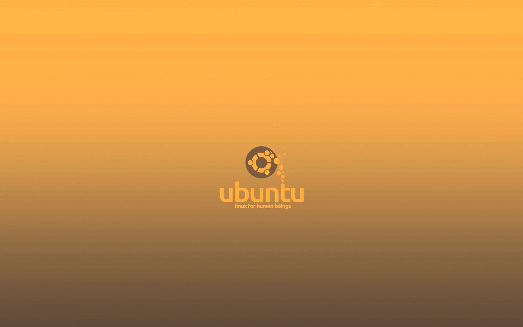 Логотип Ubuntu обои