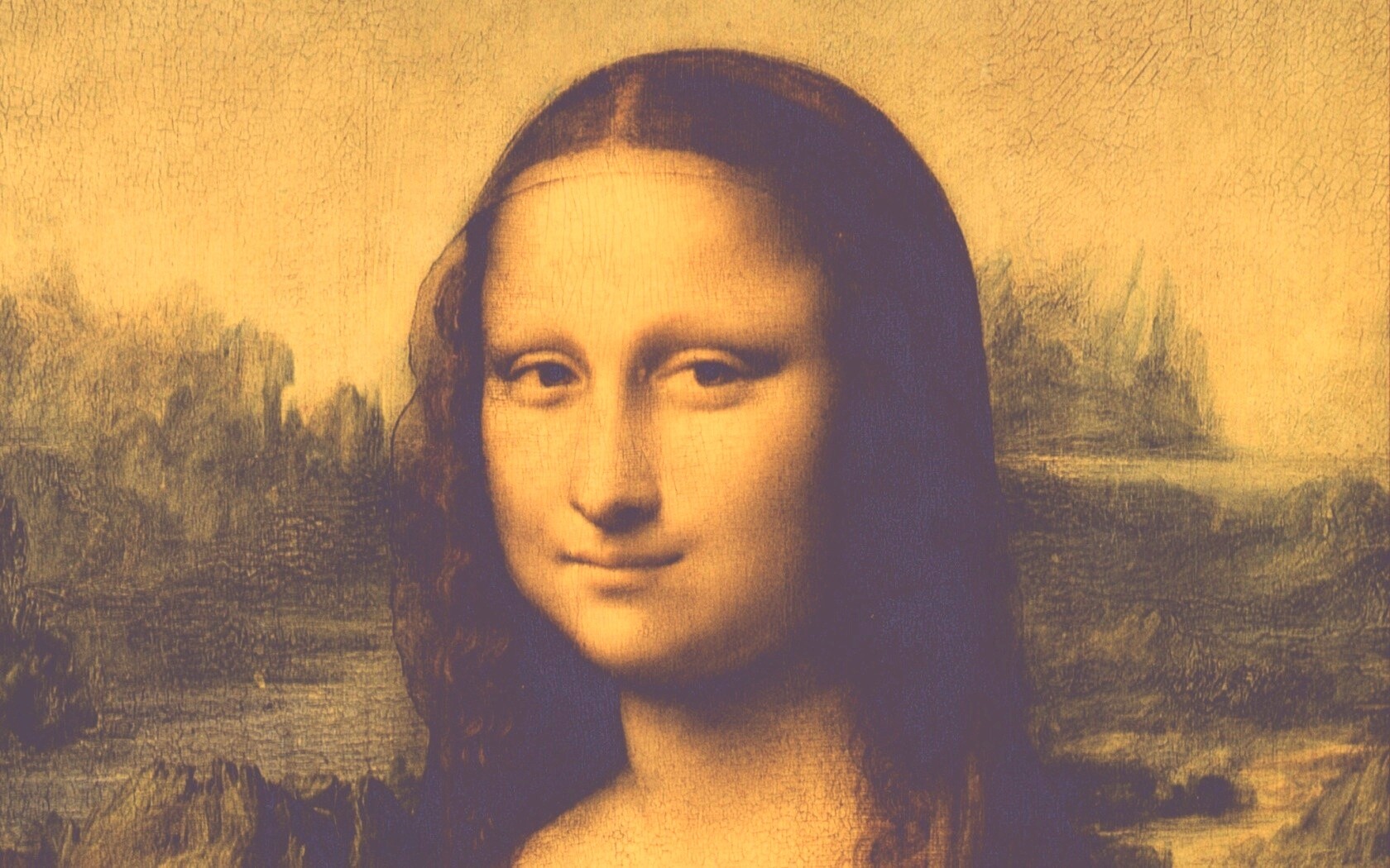 Картина Мона Лиза обои