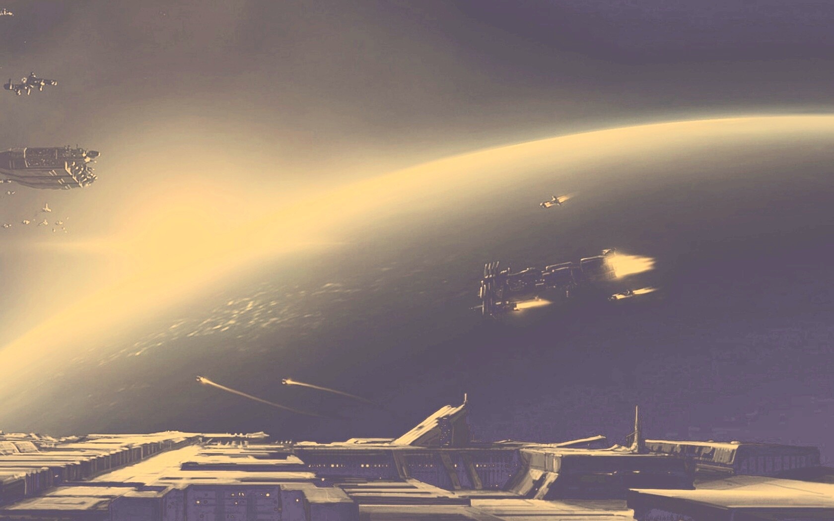 Космическая баталия обои