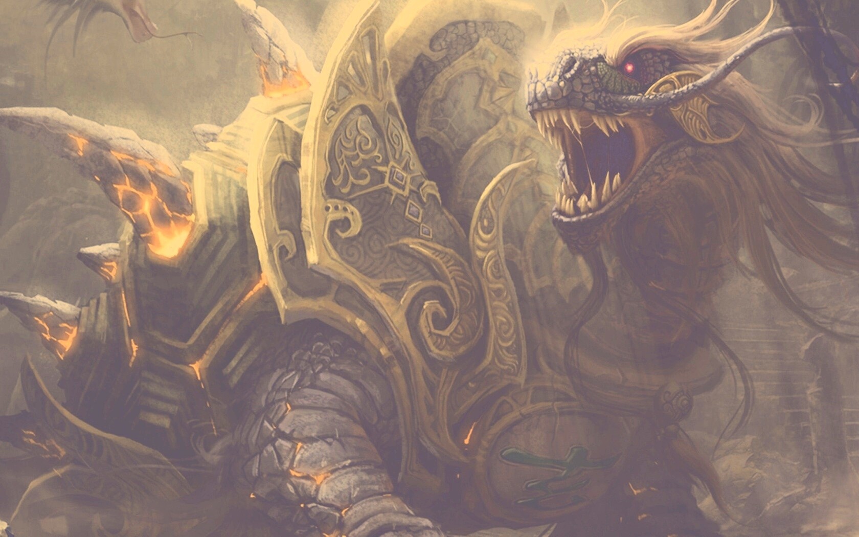 Драон-черепаха обои