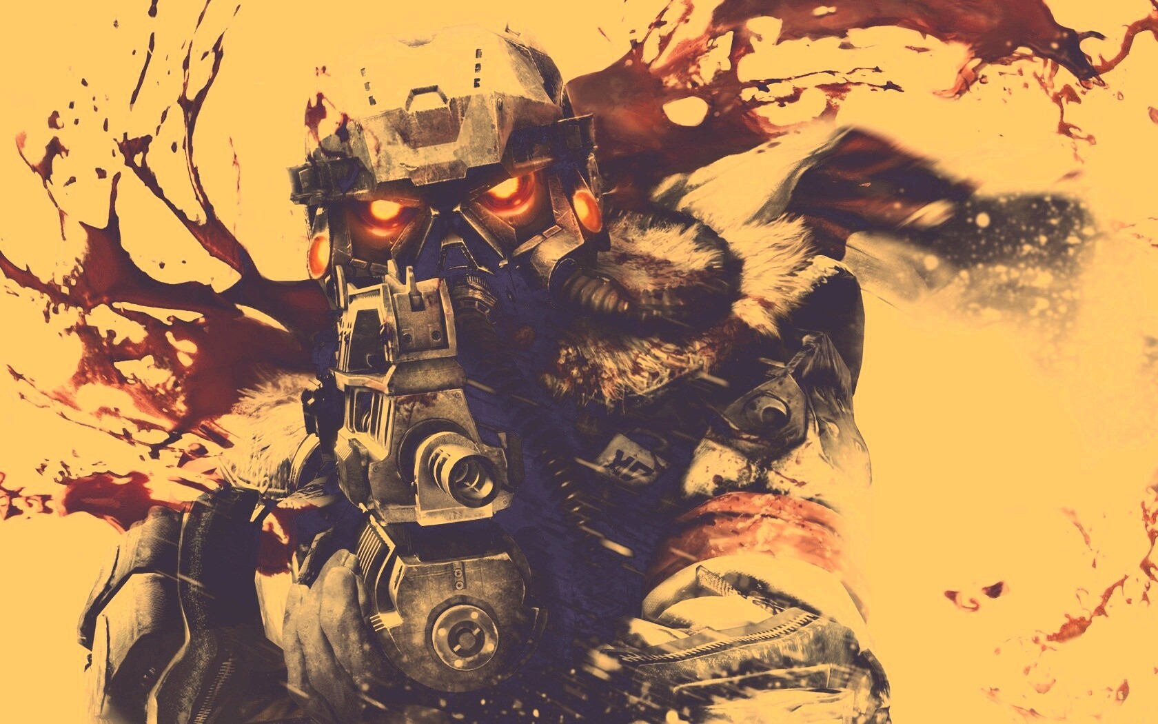 Боец в зимней форме обои