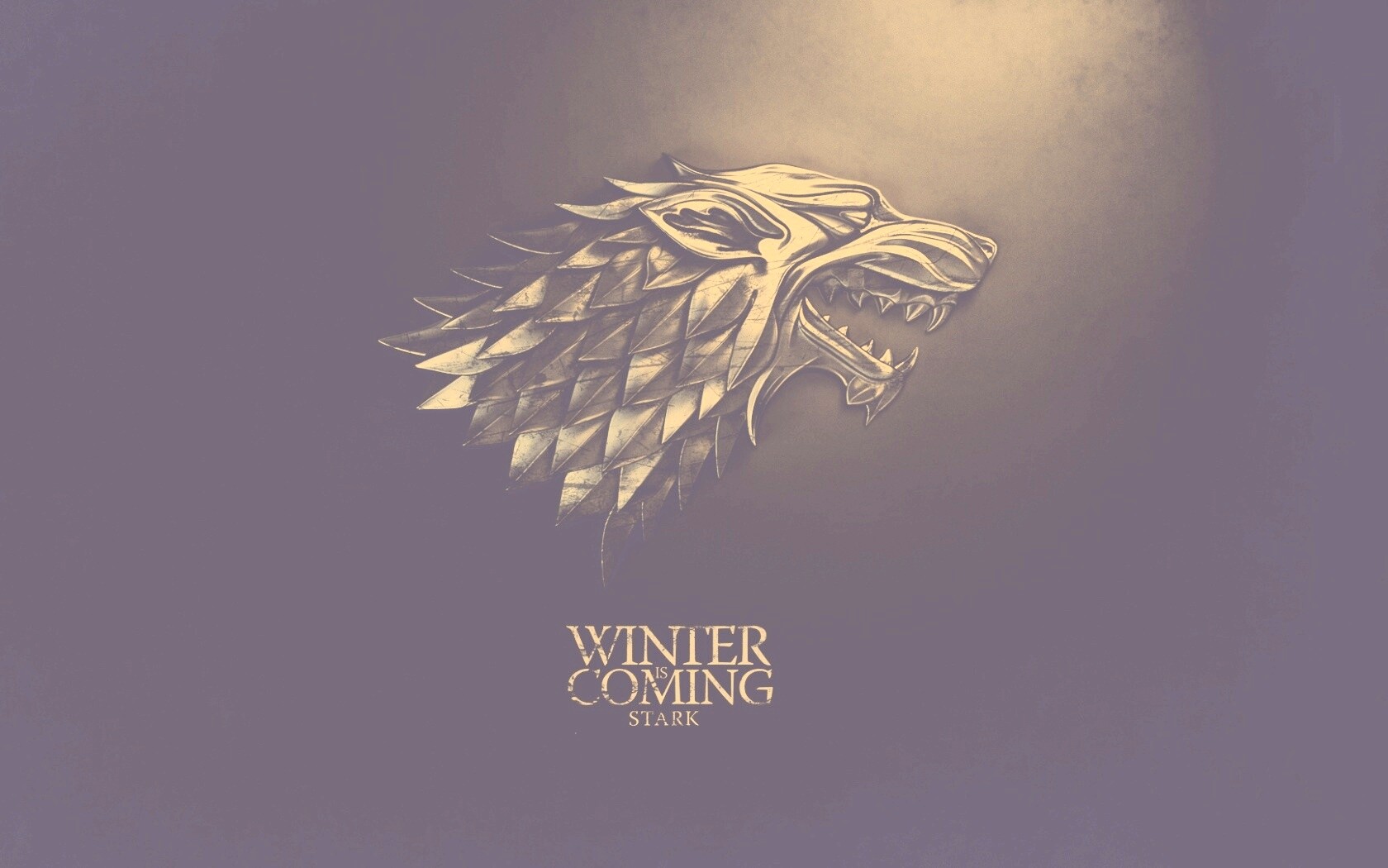 Металлический герб дома Старков обои