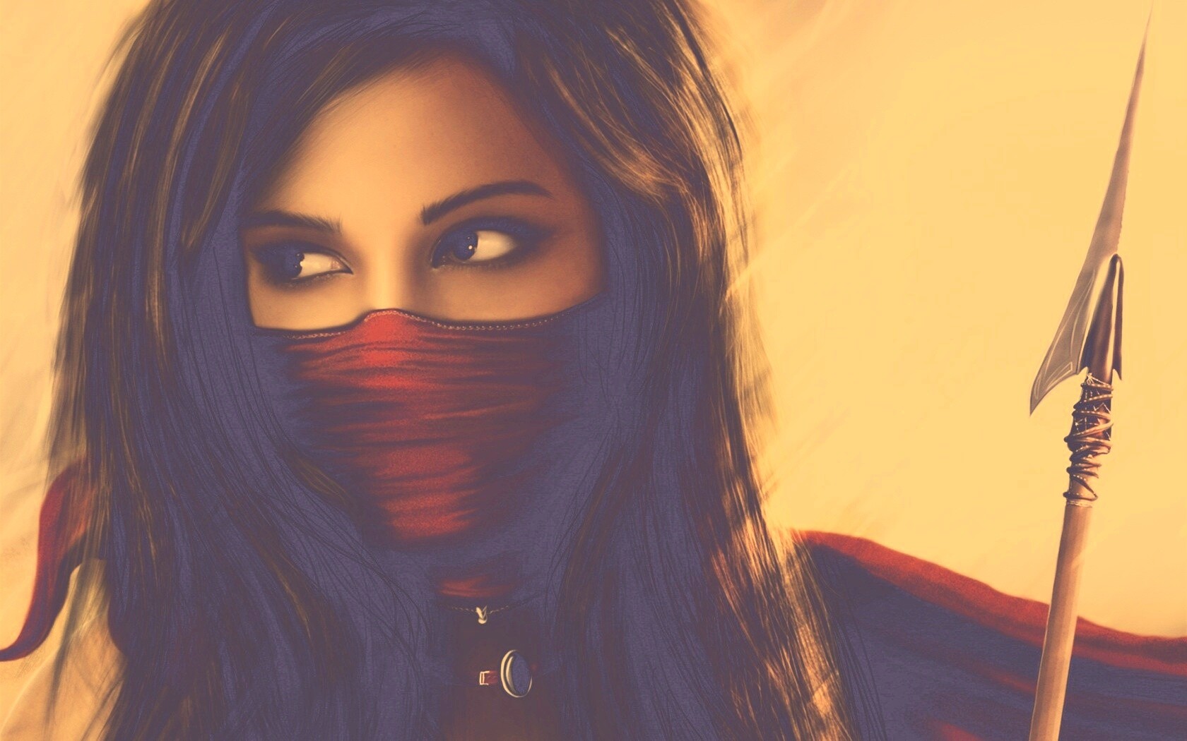 Девушка - ассасин обои