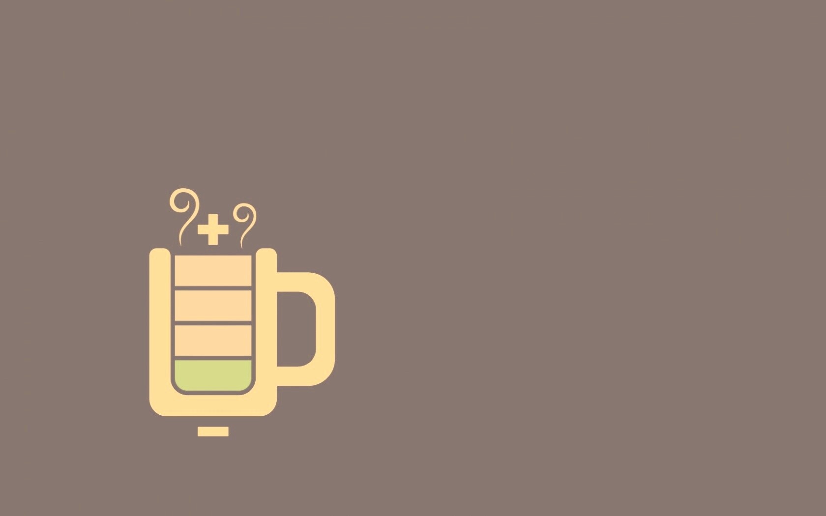 Зарядка от кофе обои