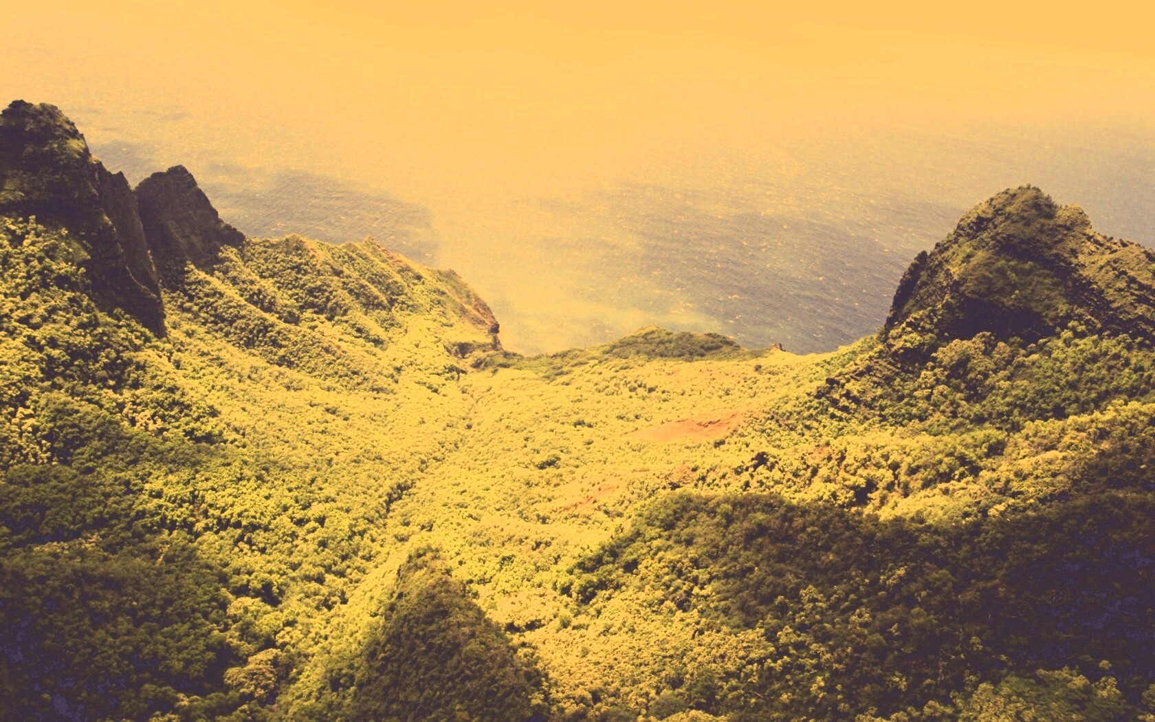 Горный пейзаж обои