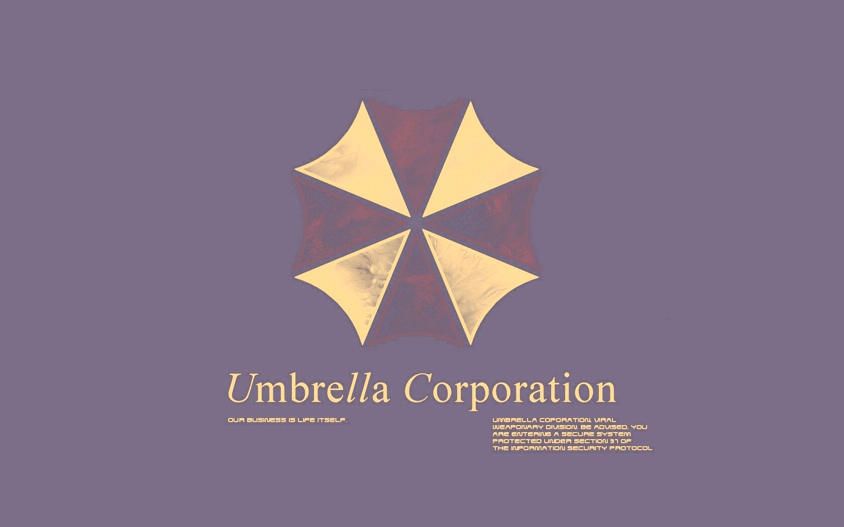 Логотип корпорации Амбрелла (Umbrella corp) обои