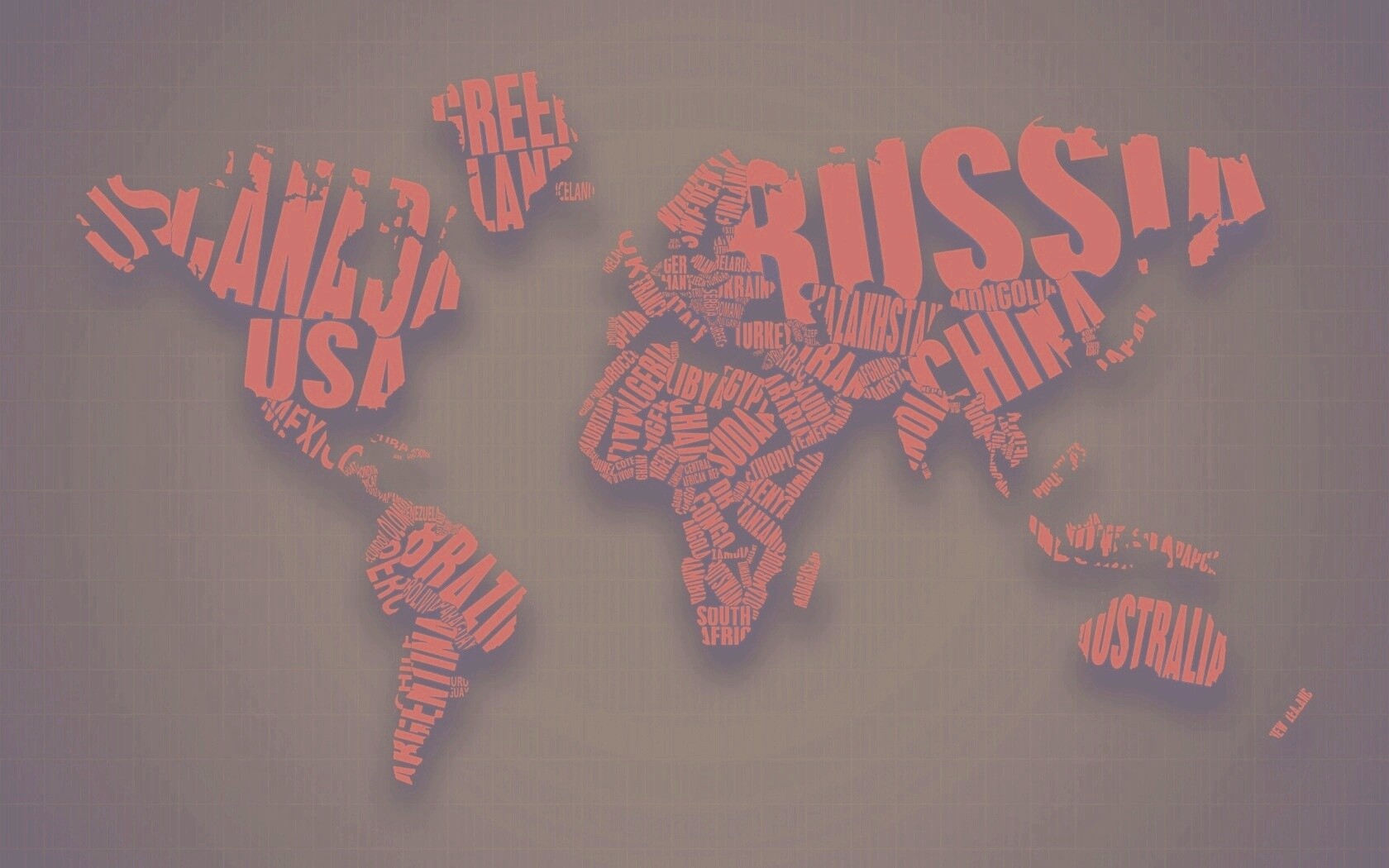 Карта мира обои