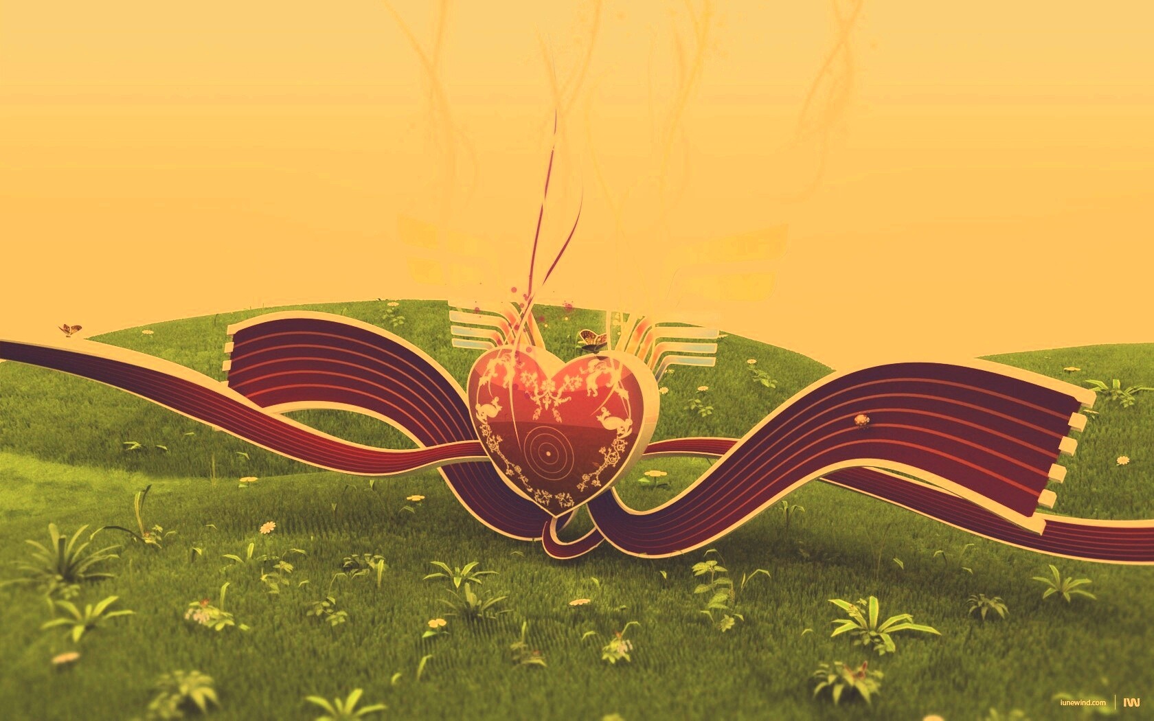 Валентинка обои