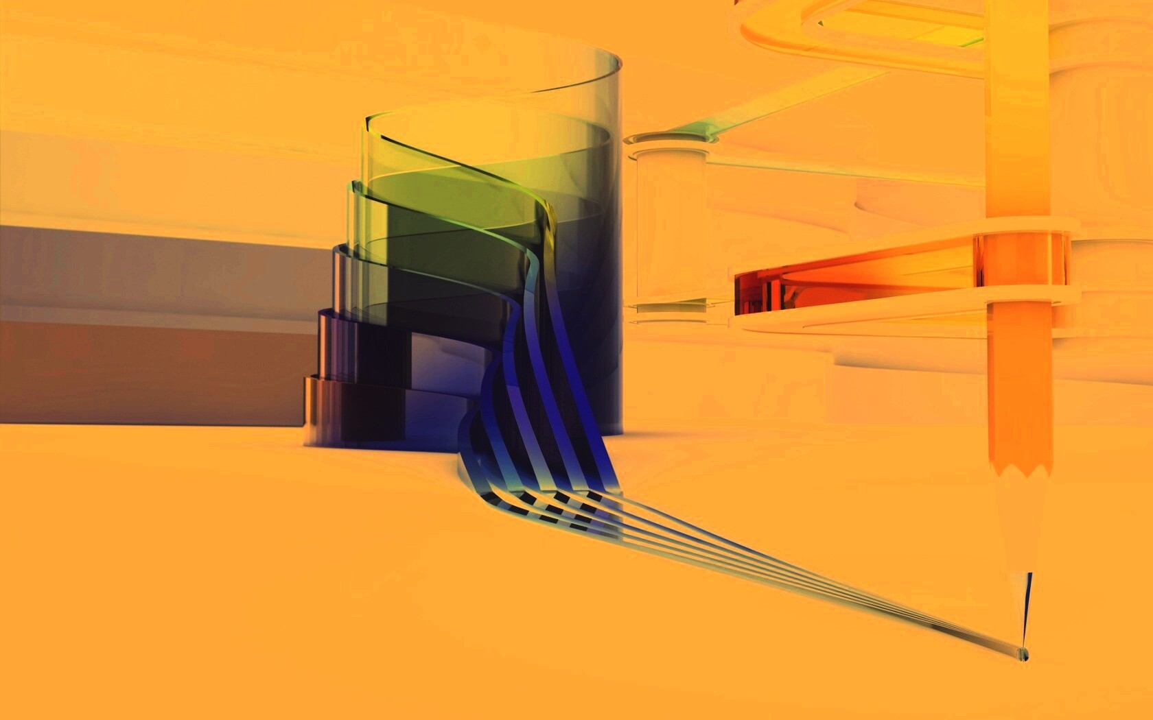 Фантазия карандаша обои