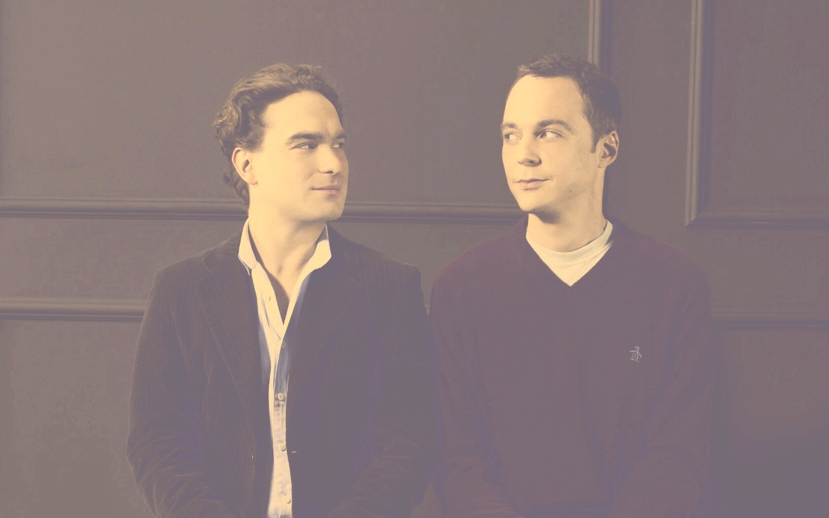 Шелдон Купер и Леонард Хофстедер обои