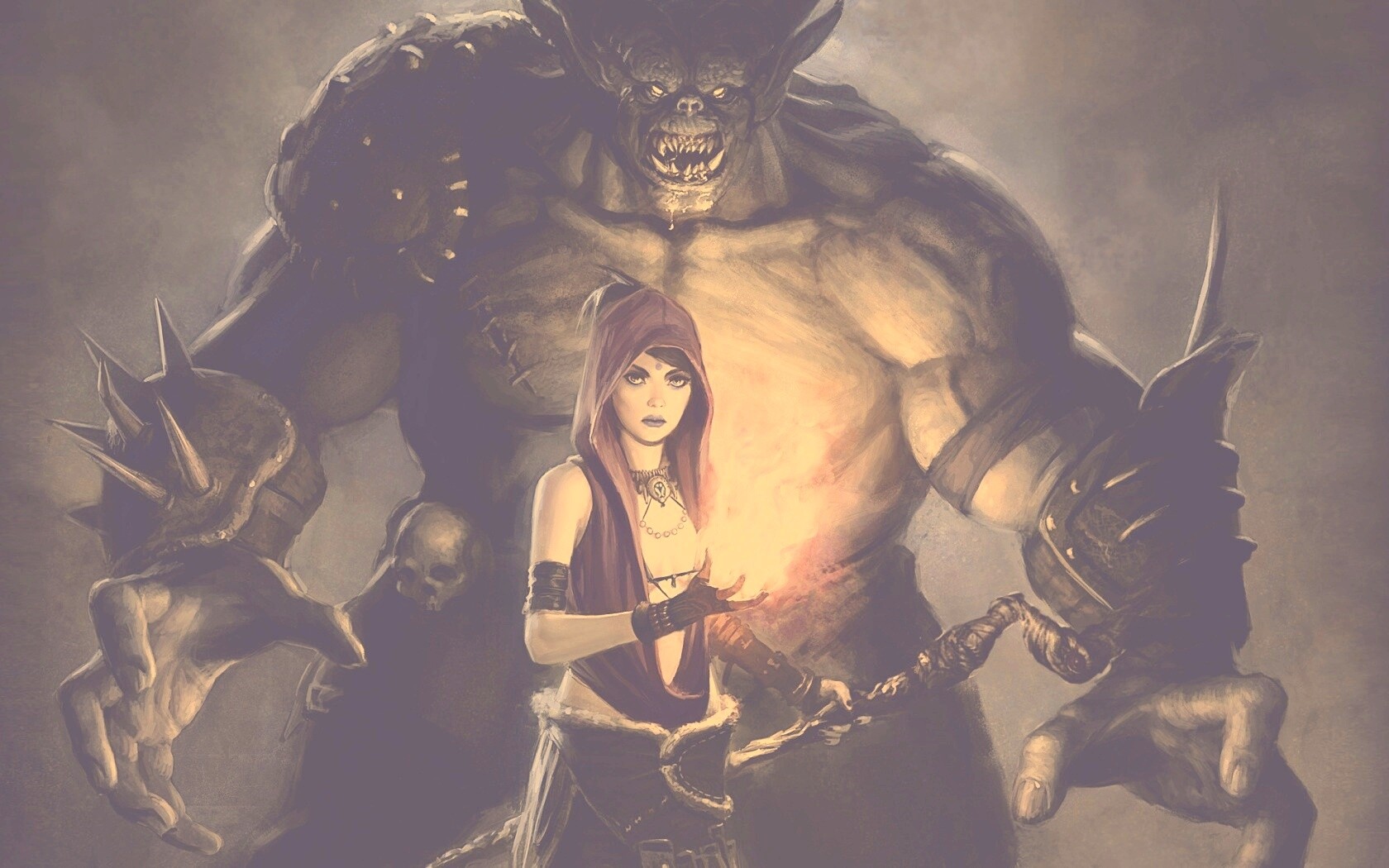 Морриган и порождение зла обои