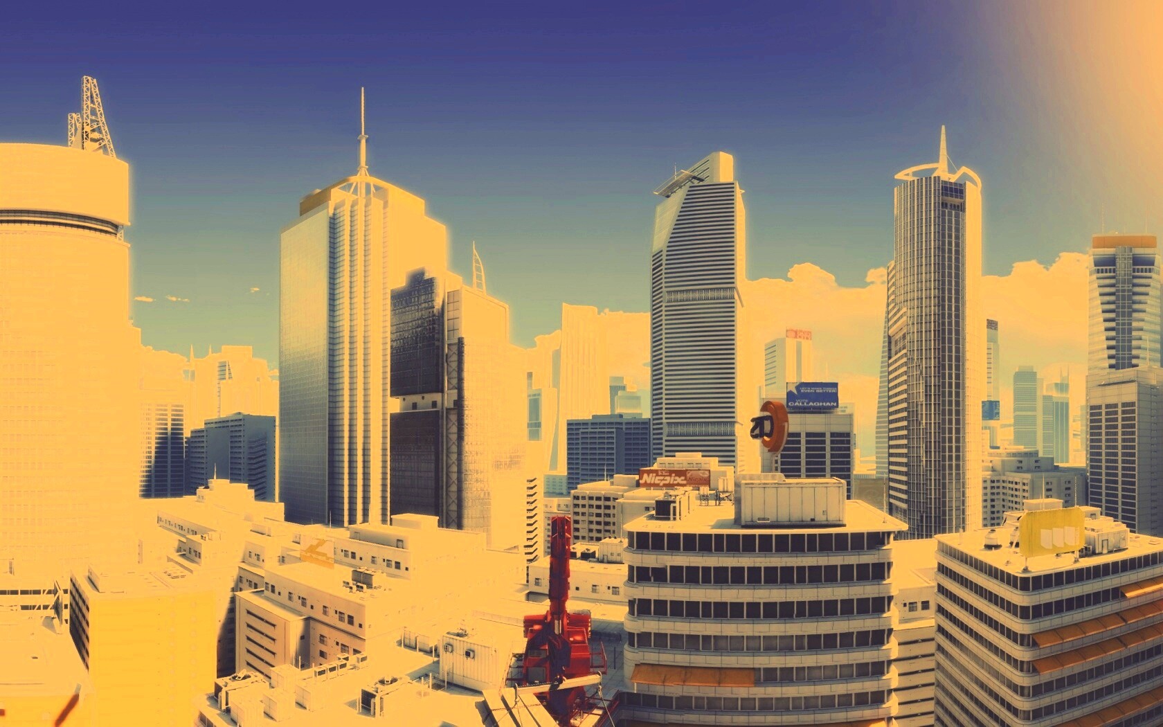 Город Mirrors Edge обои