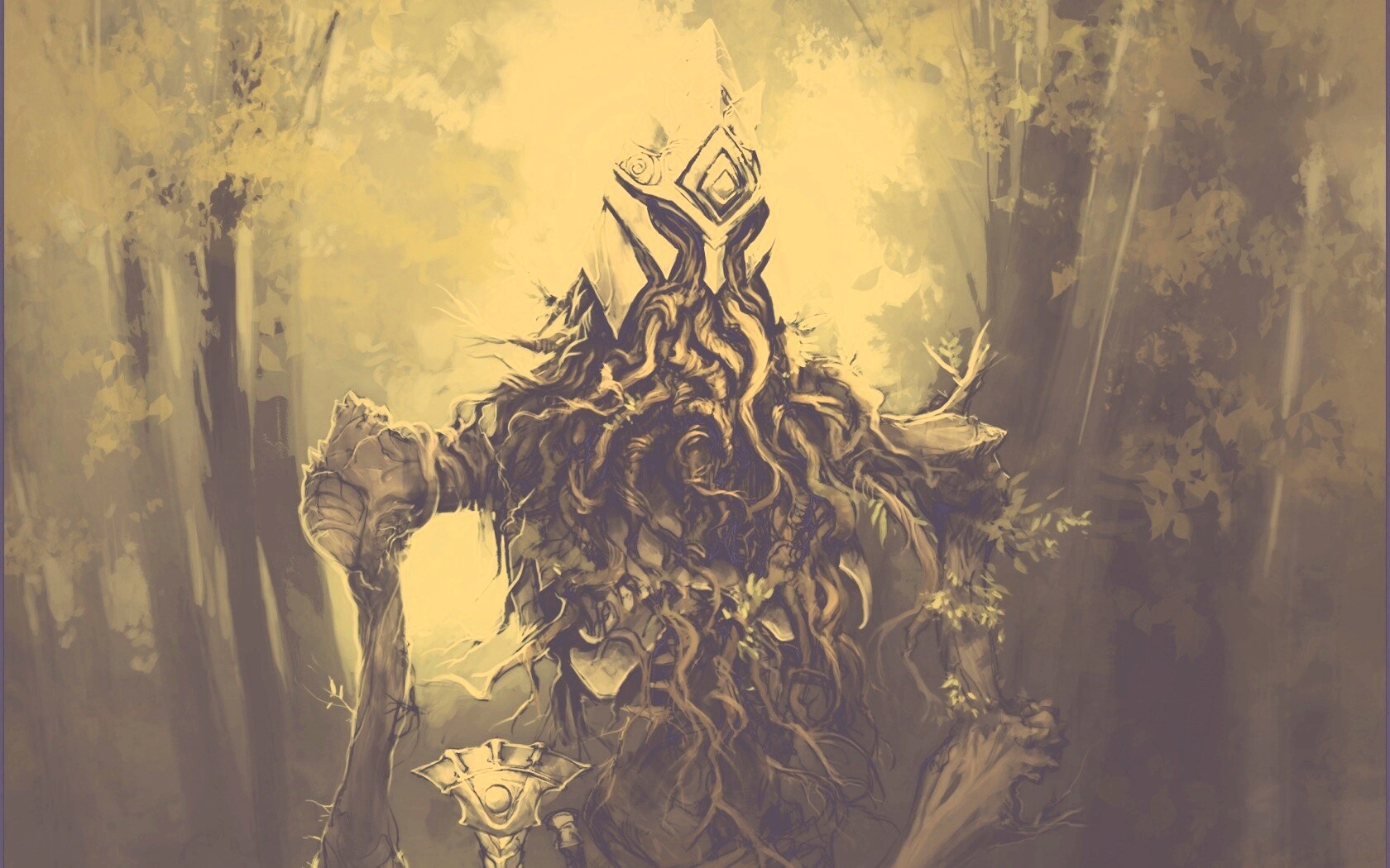 Зеленый король обои