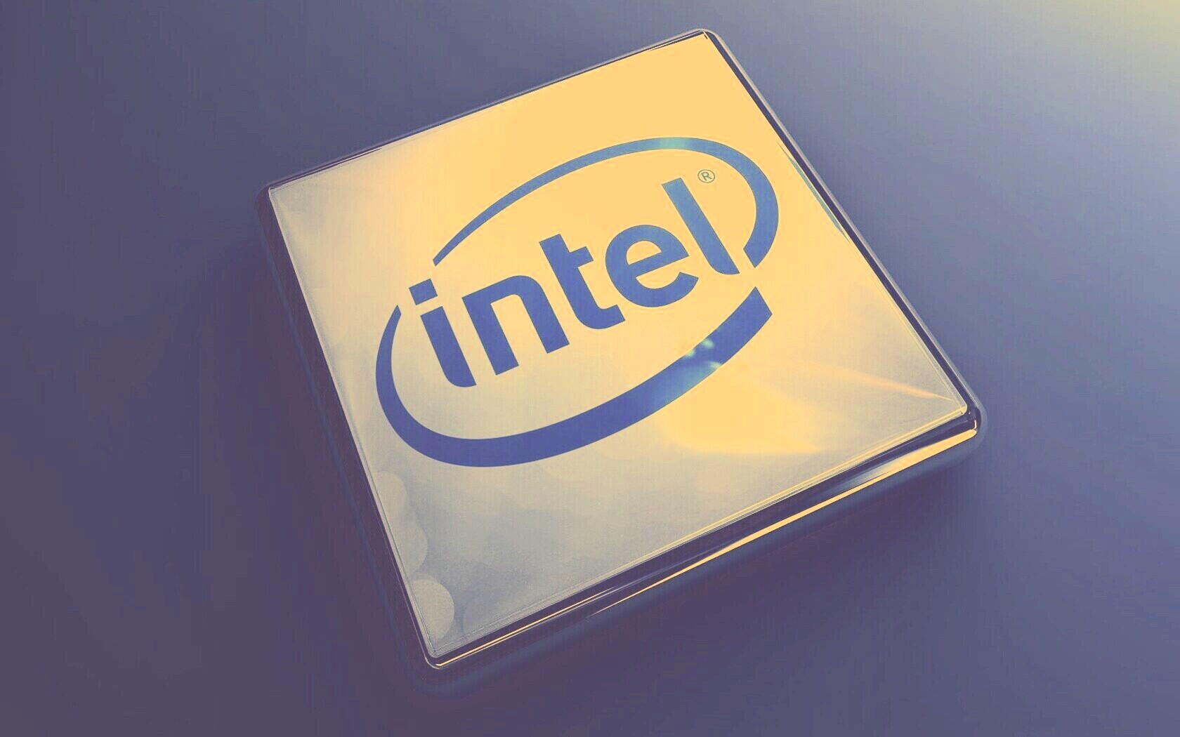 Логотип Intel обои