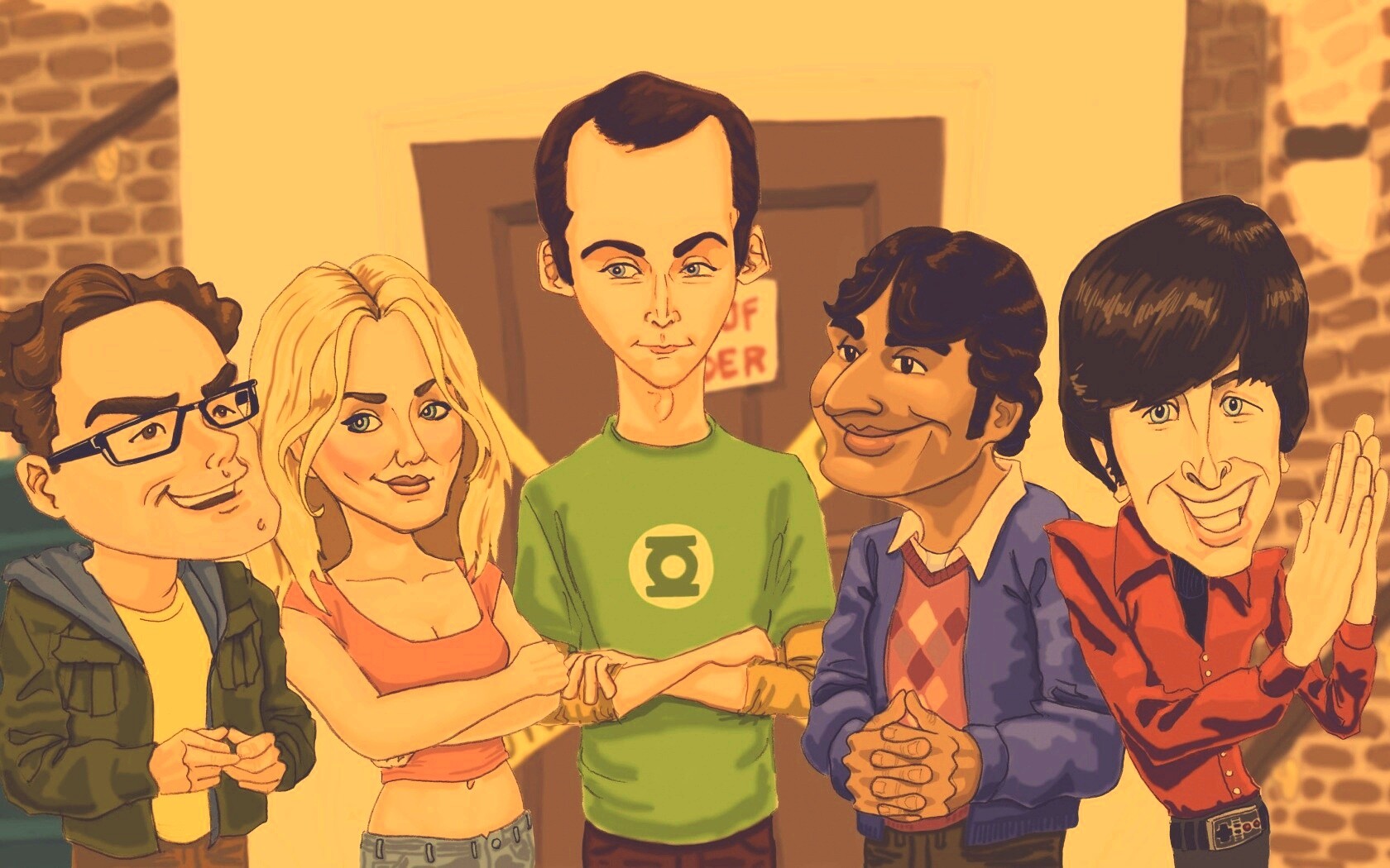 Теория большого взрыва (рисунок) обои