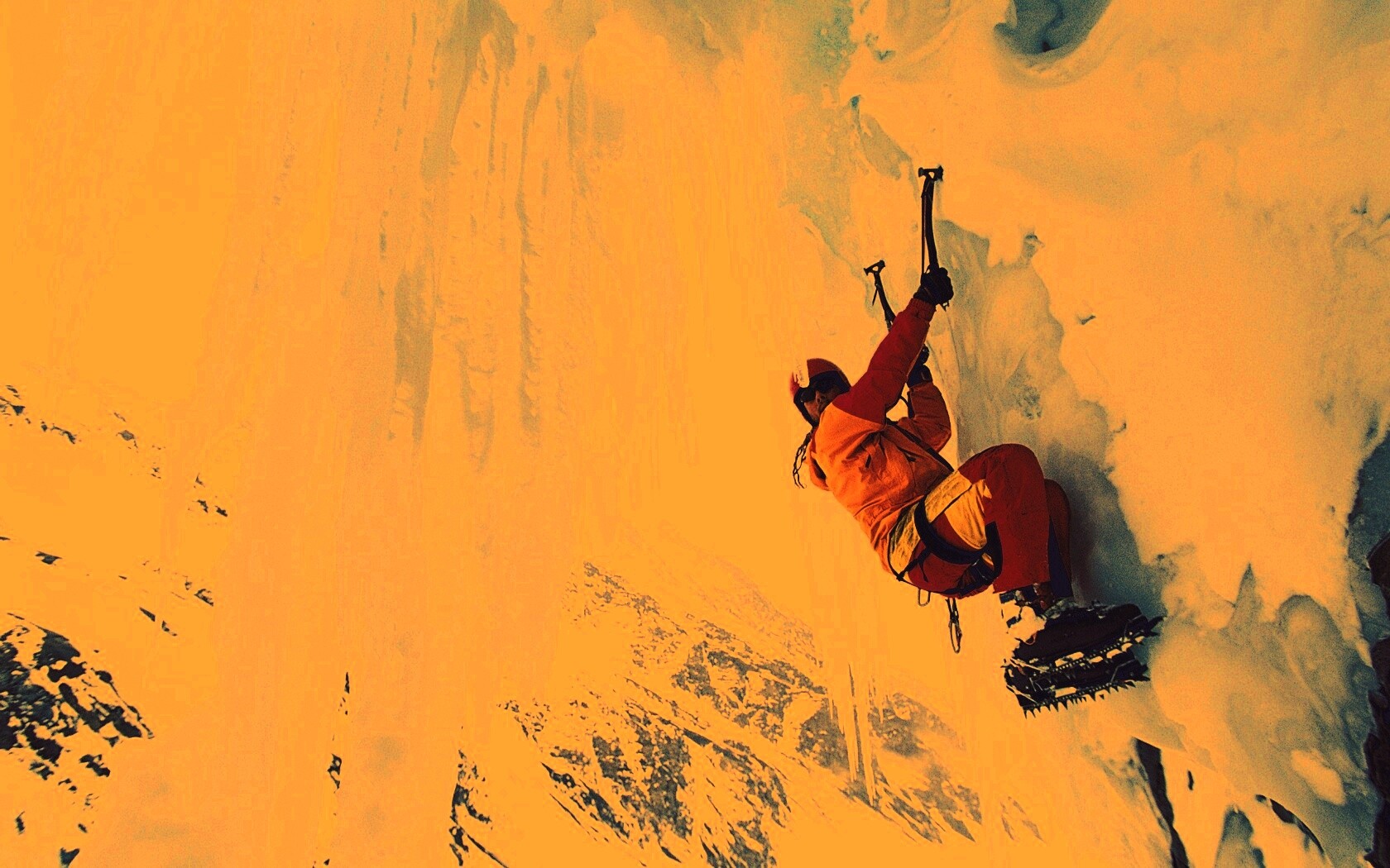 Альпинист обои