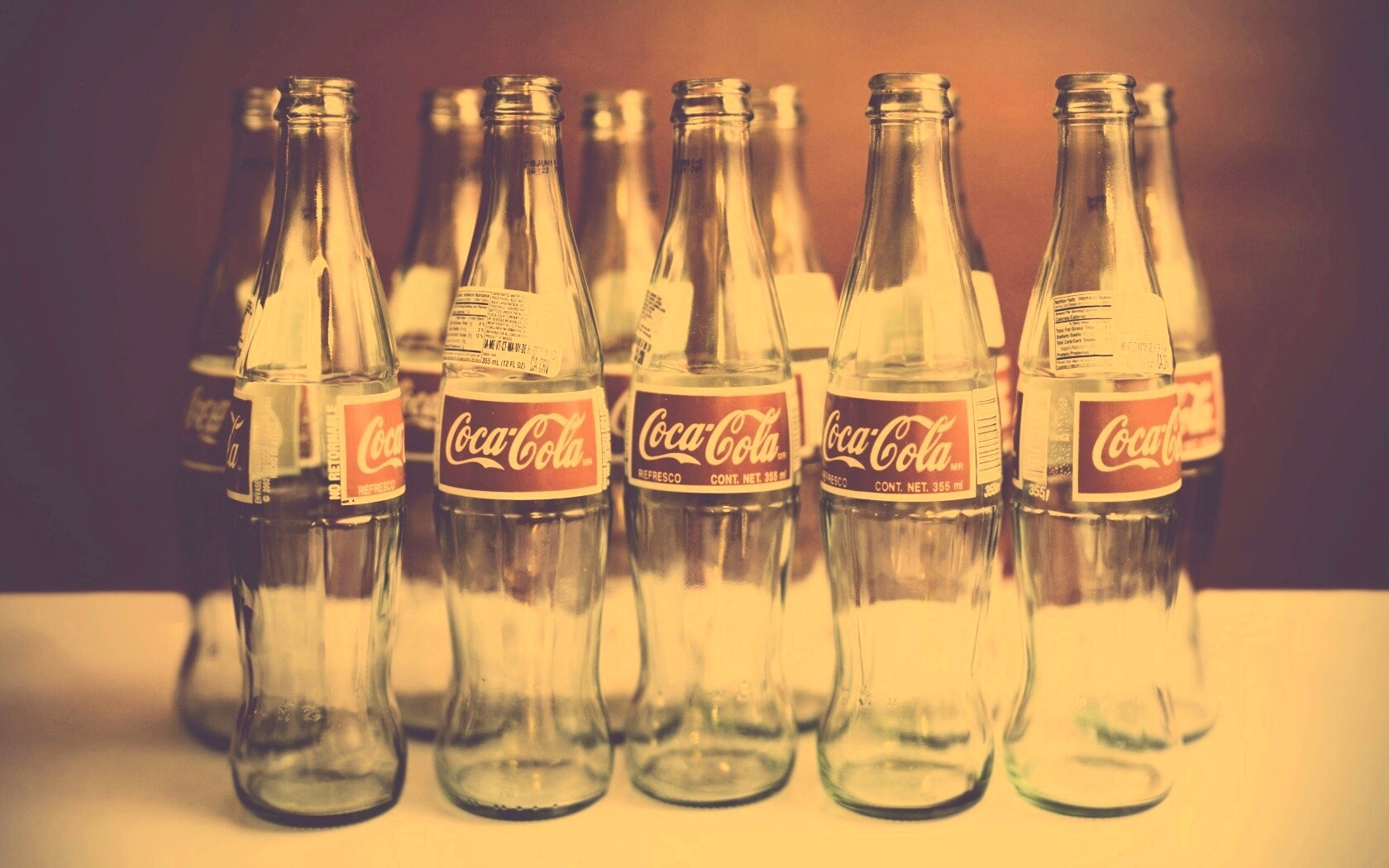 Бутылки Кока Колы обои