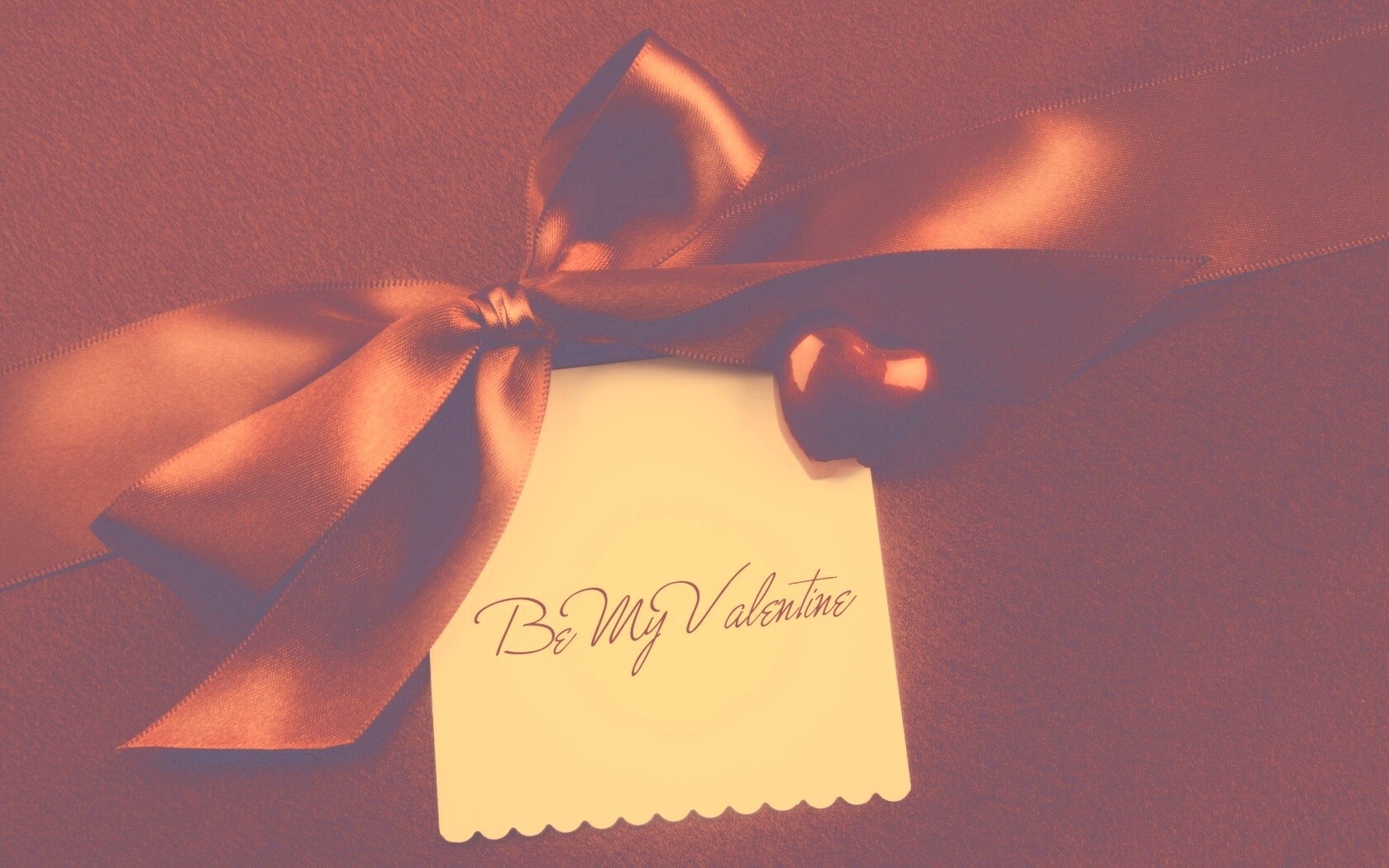Открытка на день Святого Валентина обои