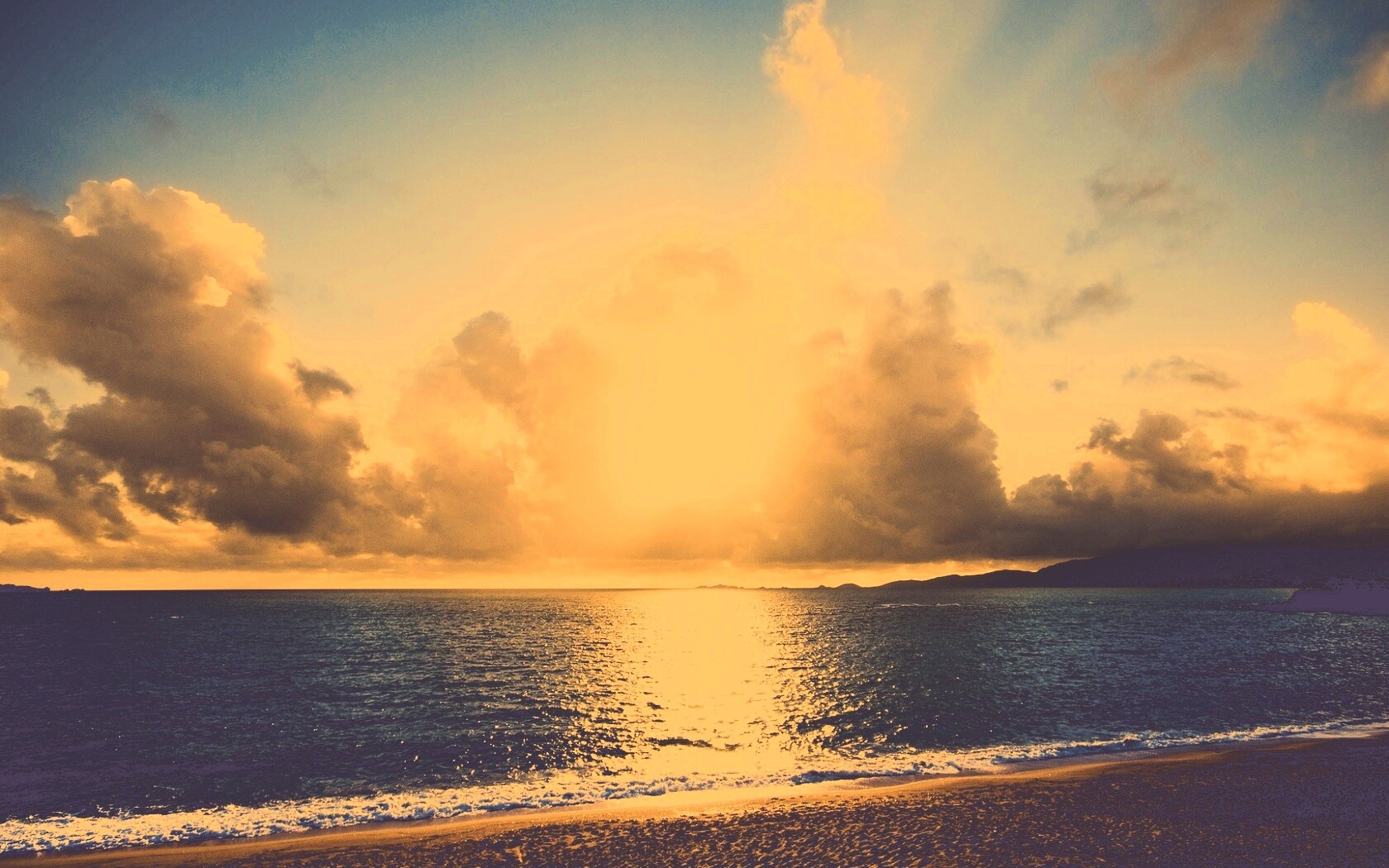 Солнечный пляж обои