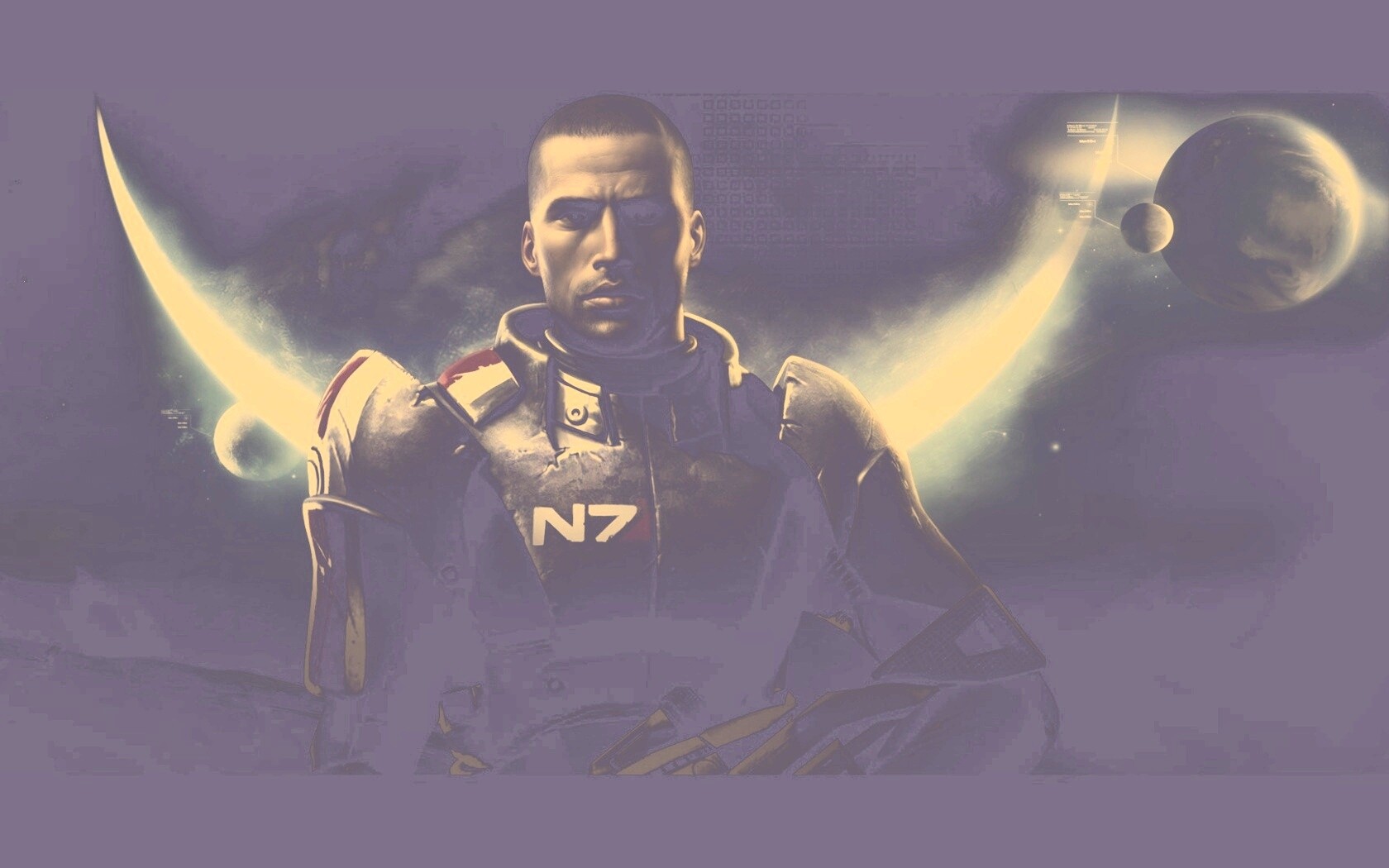 Шепард из Mass Effect обои