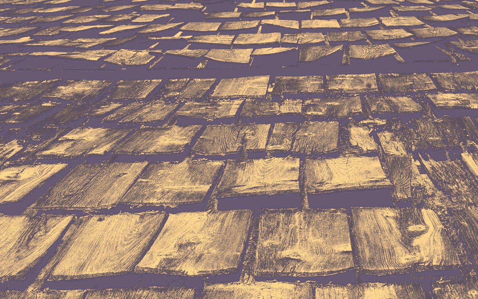 Деревянная крыша обои