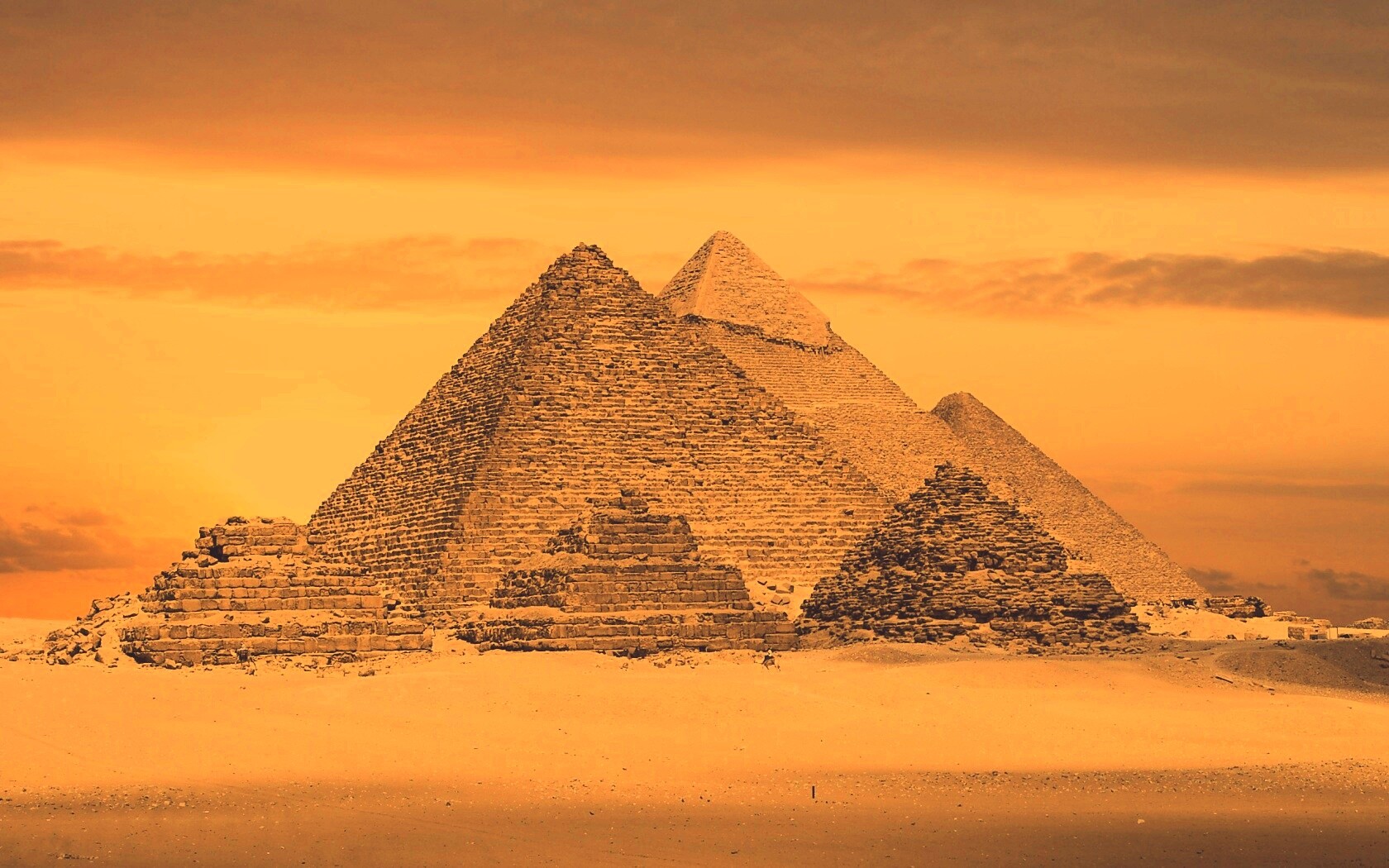 Великие пирамиды в Гизе обои
