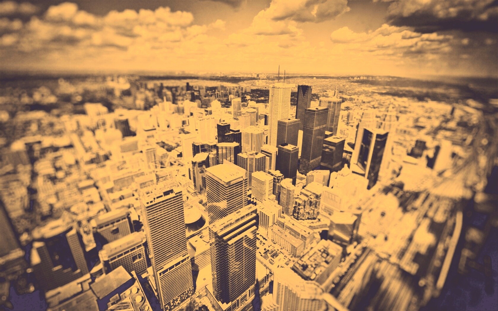 ЧБ фото города обои