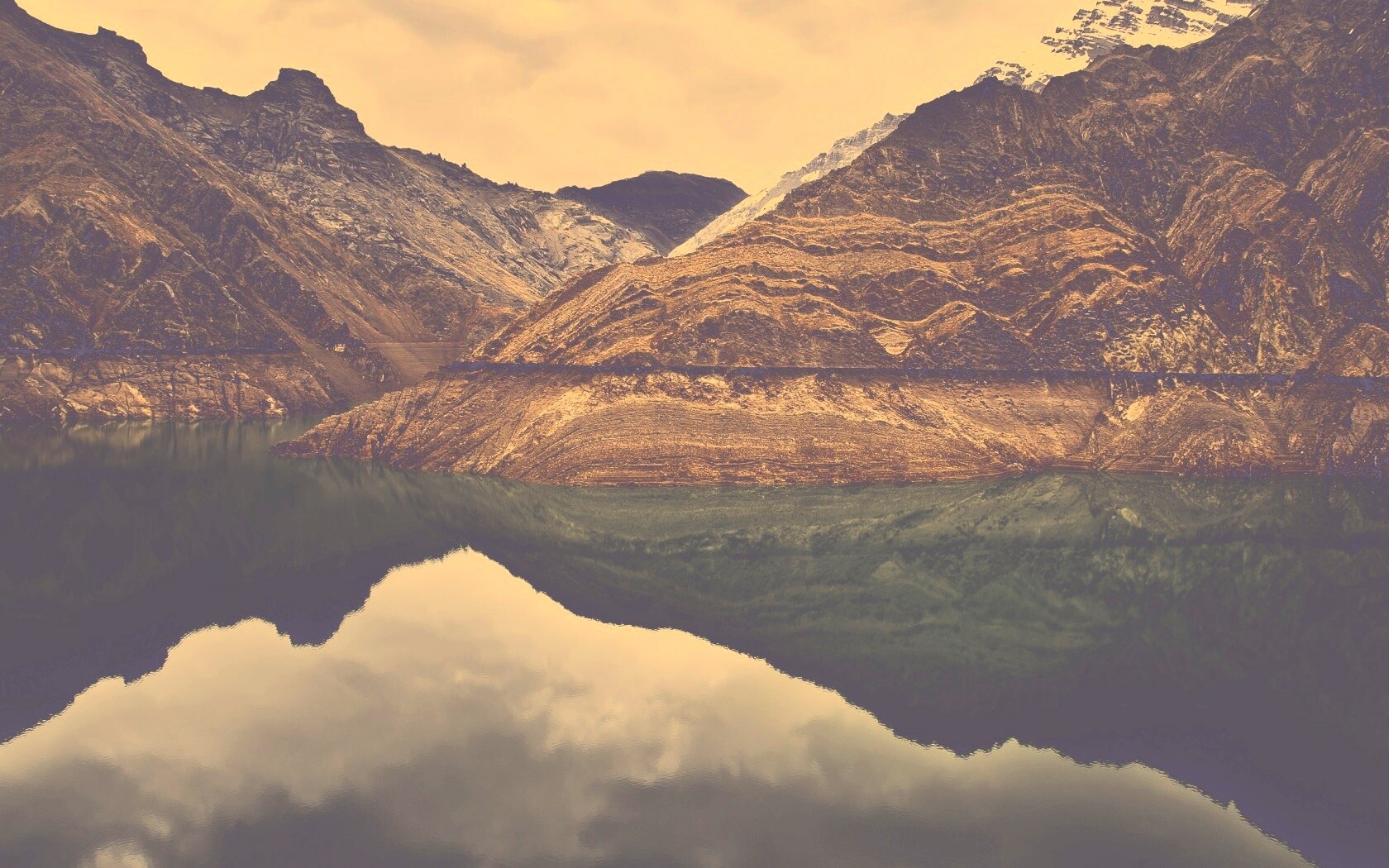 Горное озеро обои