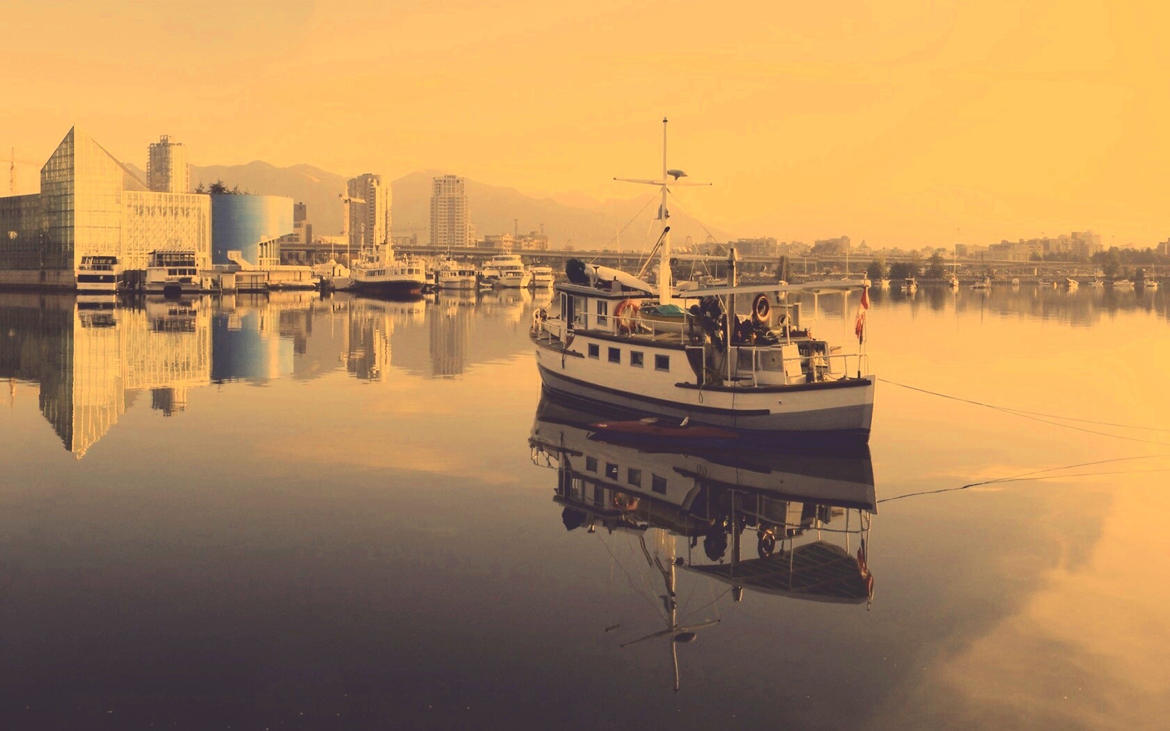 Городская панорама обои