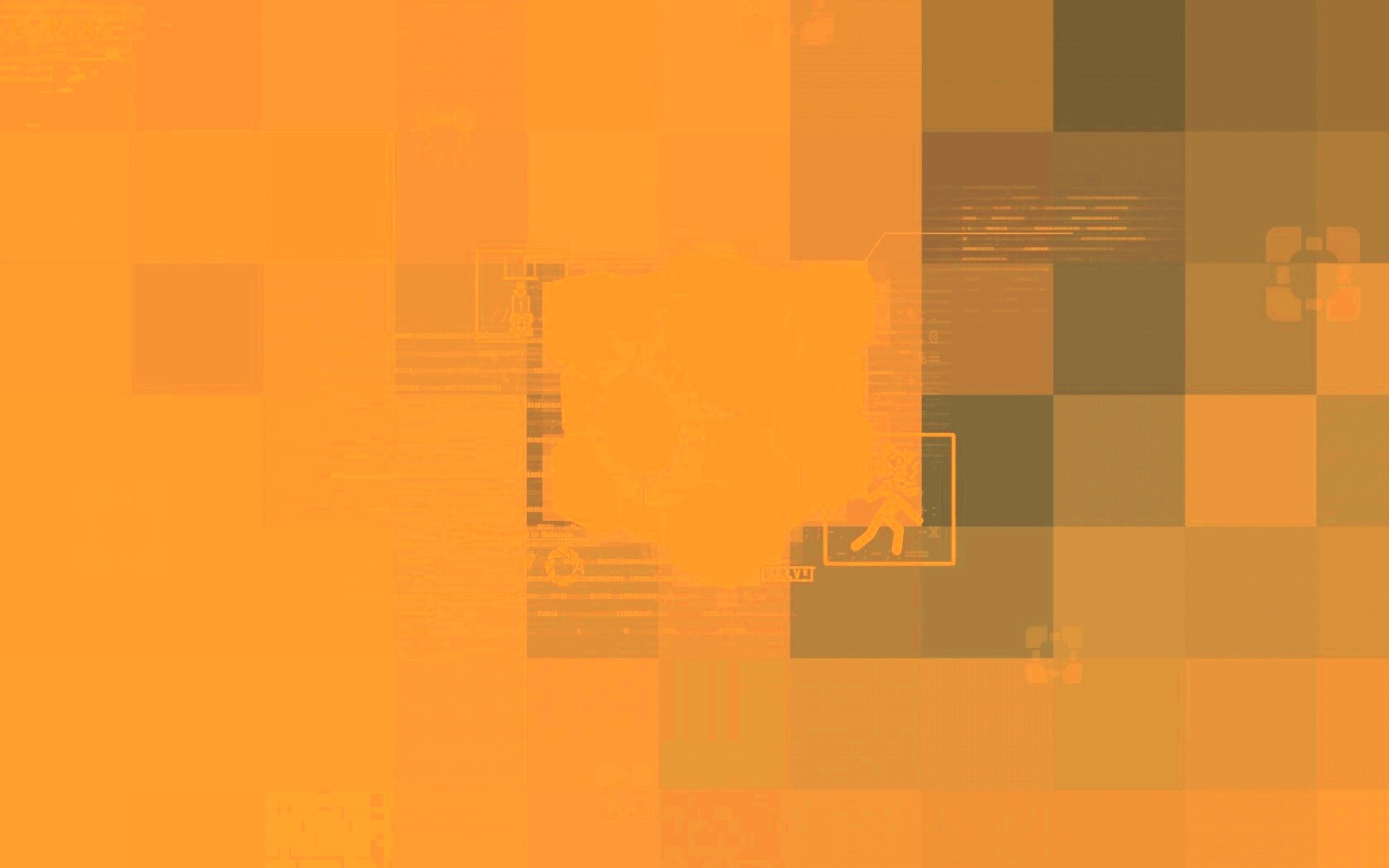 Высокотехнологичный куб из Портал обои